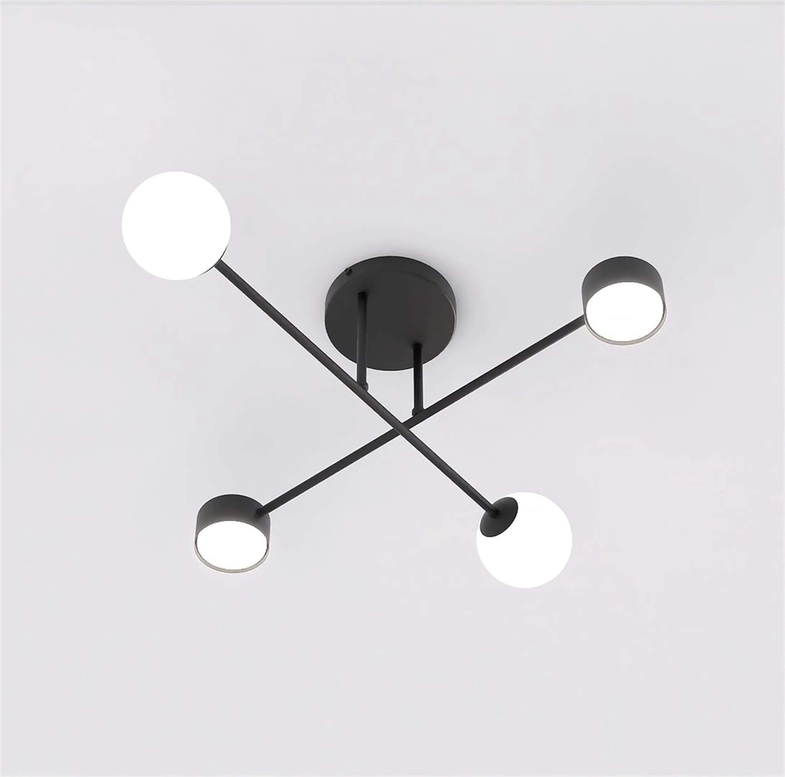 Lampa wisząca Holon x4 czarna - Image 2