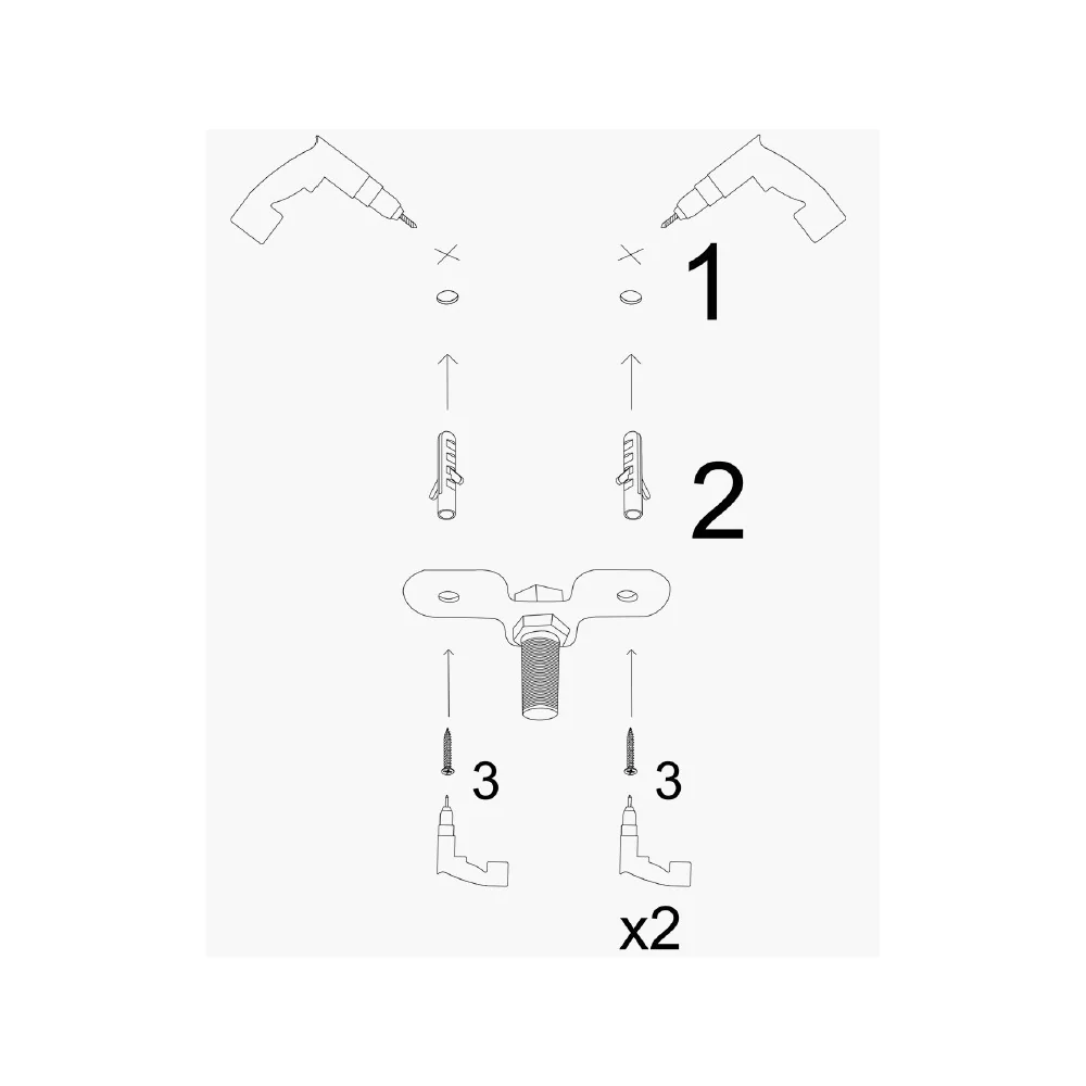 Lampa wisząca Inidil x3 industrialna czarna - Image 7