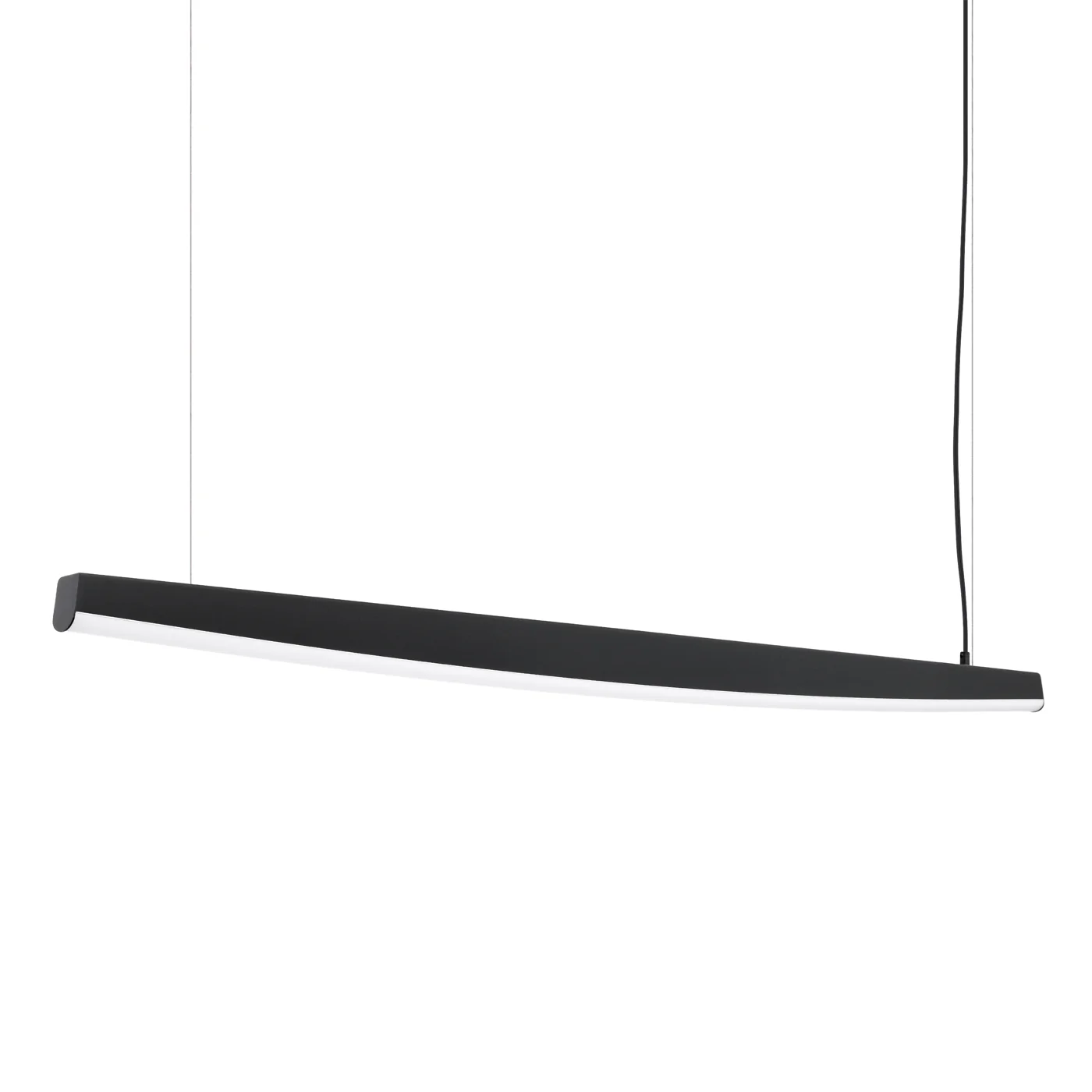 Lampa wisząca Jorun LED 150 cm czarna 3000K