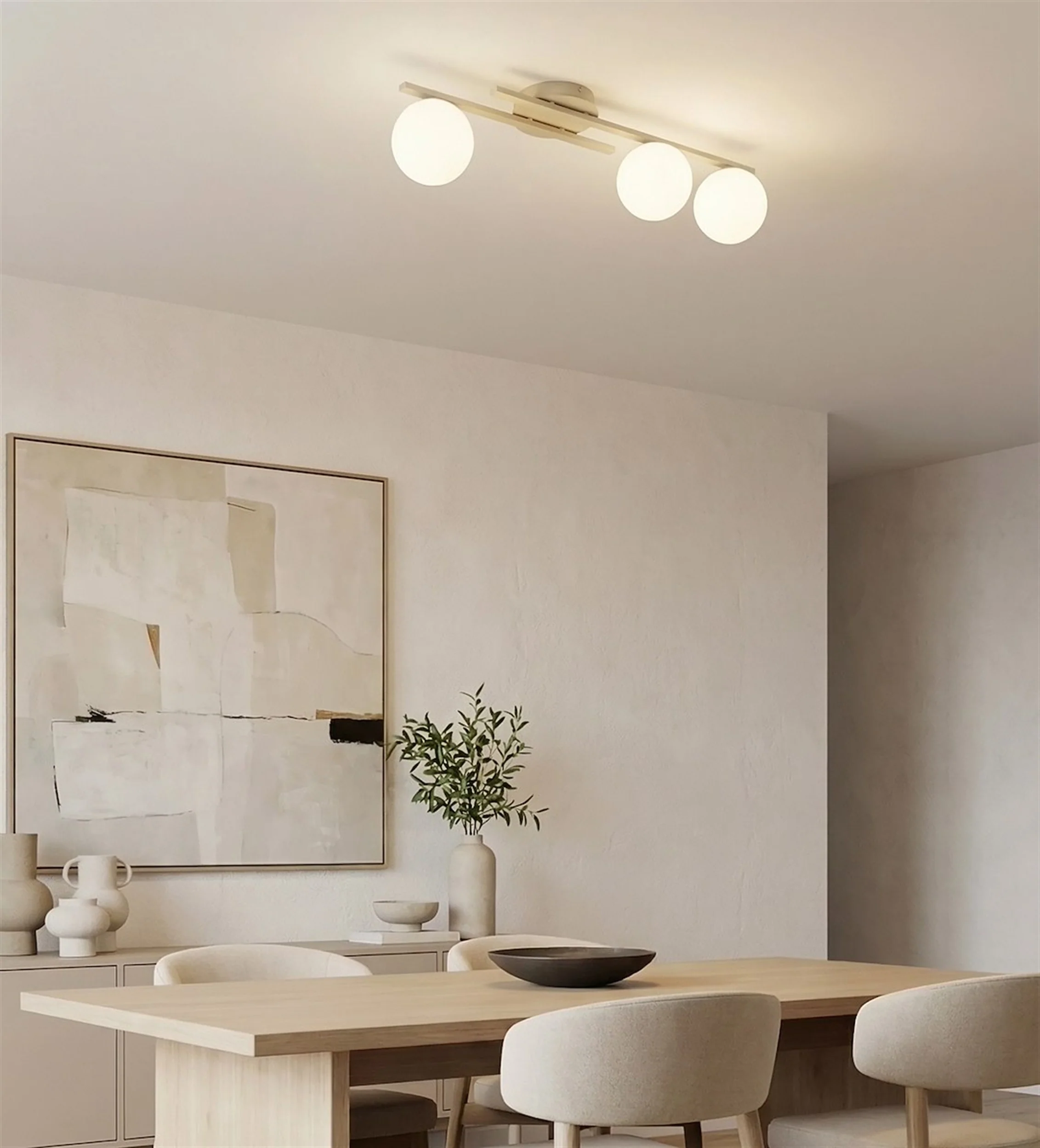 Lampa wisząca Kairo x3 mokka opal - Image 3