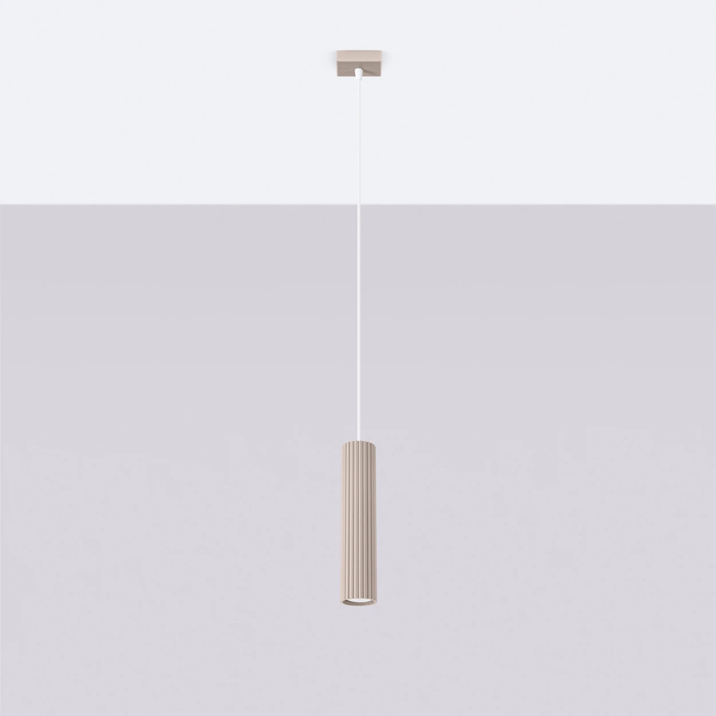 Lampa wisząca Karbon 1 taupe - Image 3