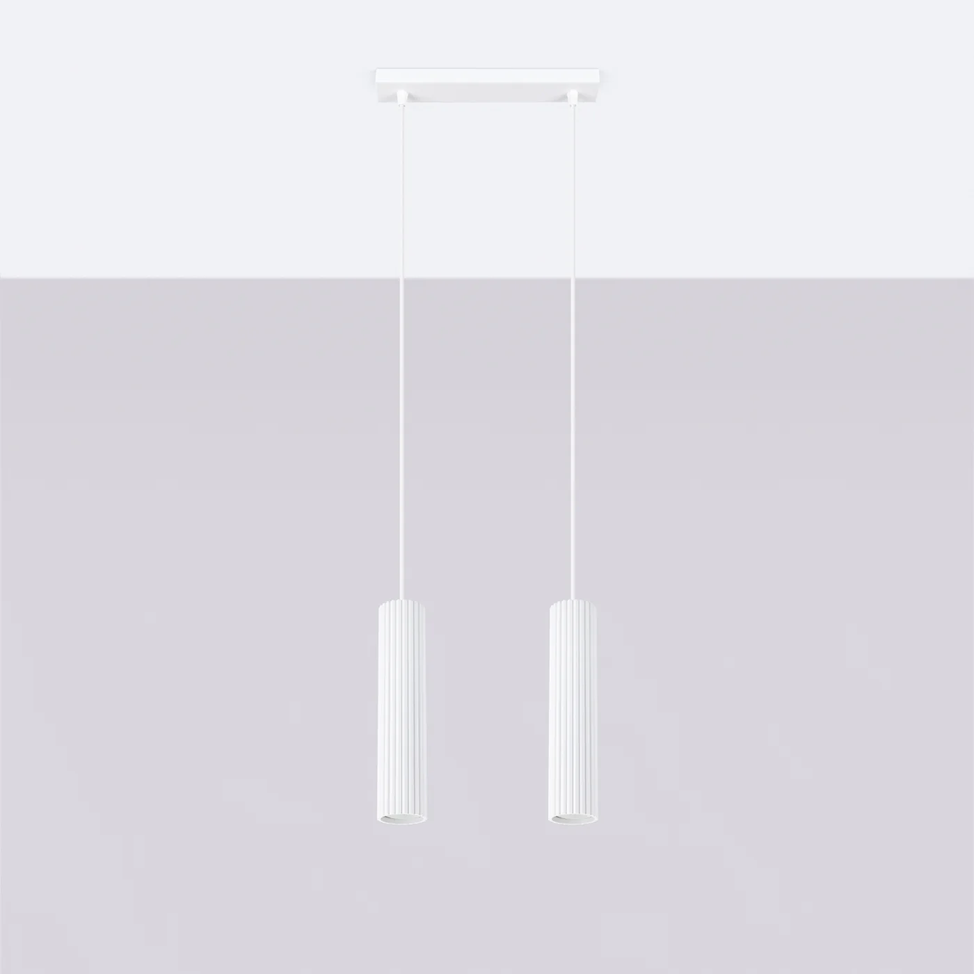 Lampa wisząca Karbon 2 biały - Image 4