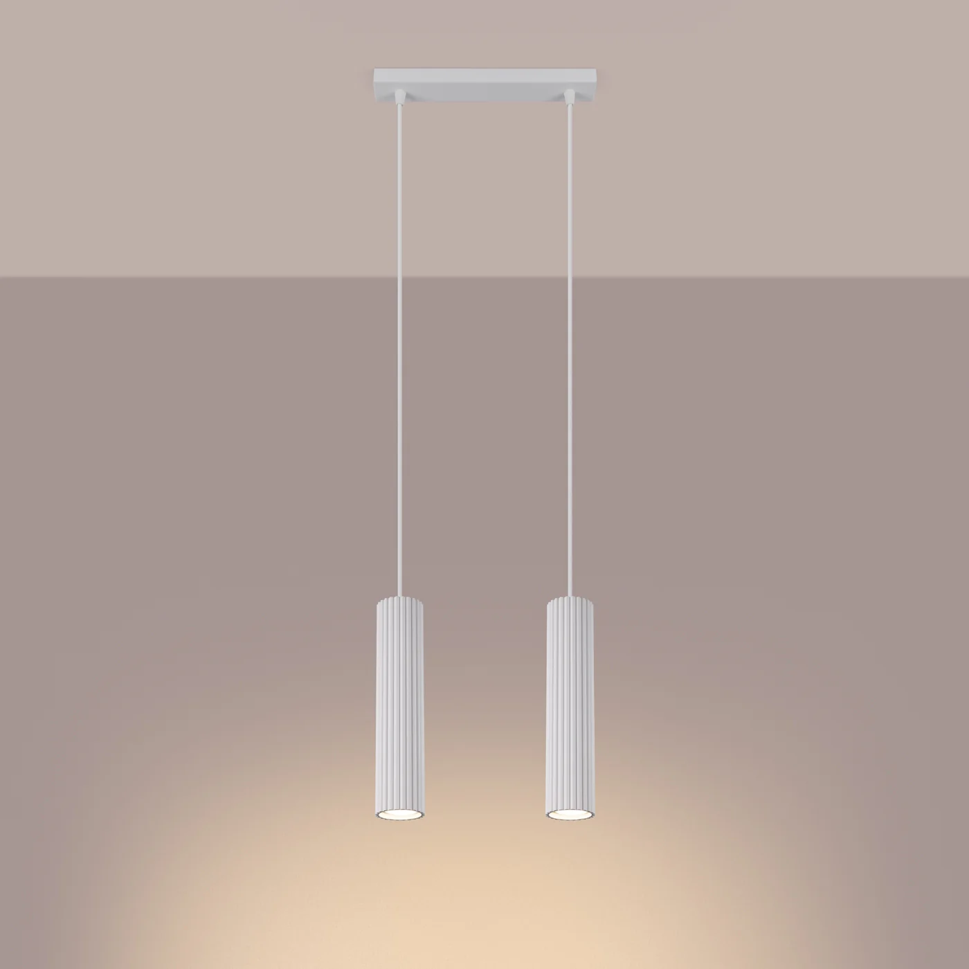 Lampa wisząca Karbon 2 biały - Image 5
