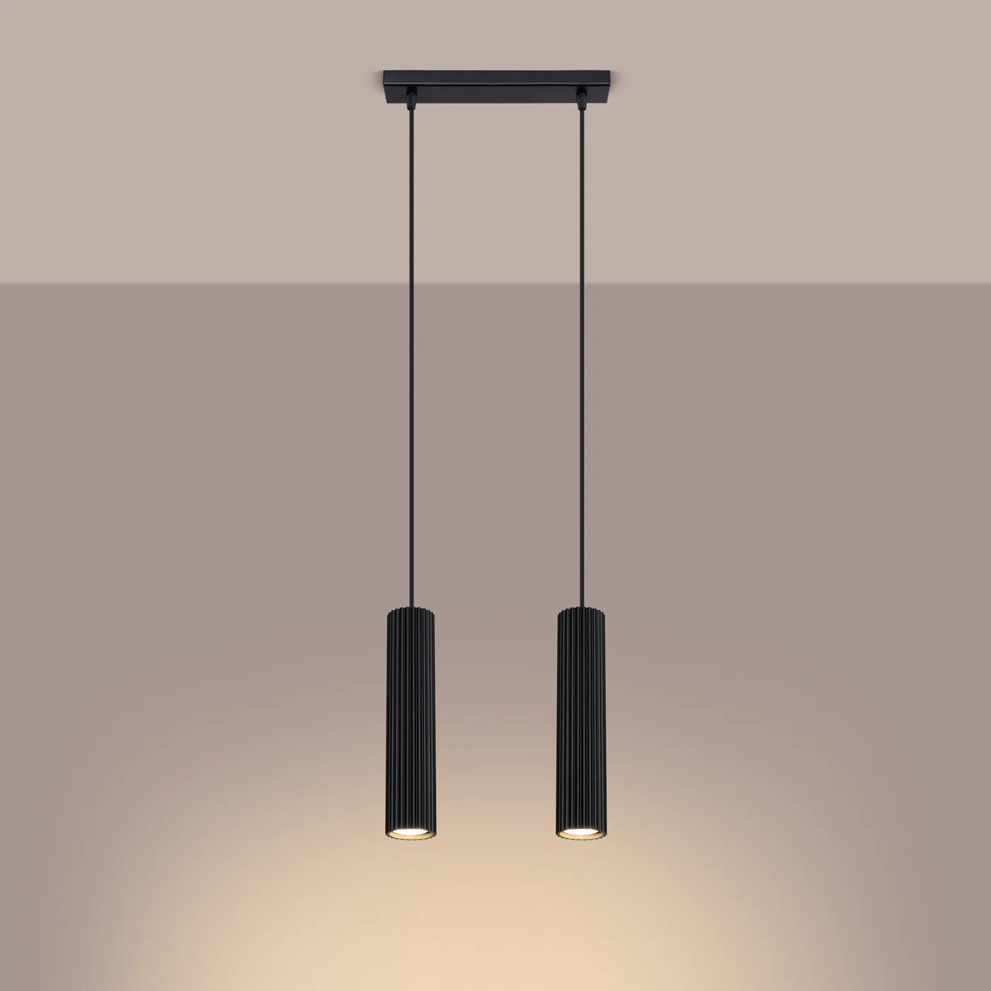 Lampa wisząca Karbon 2 czarna - Image 5