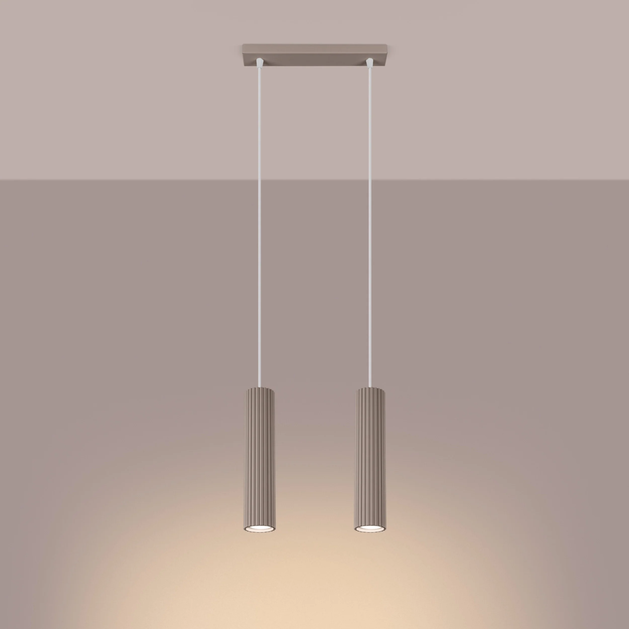Lampa wisząca Karbon 2 taupe - Image 7