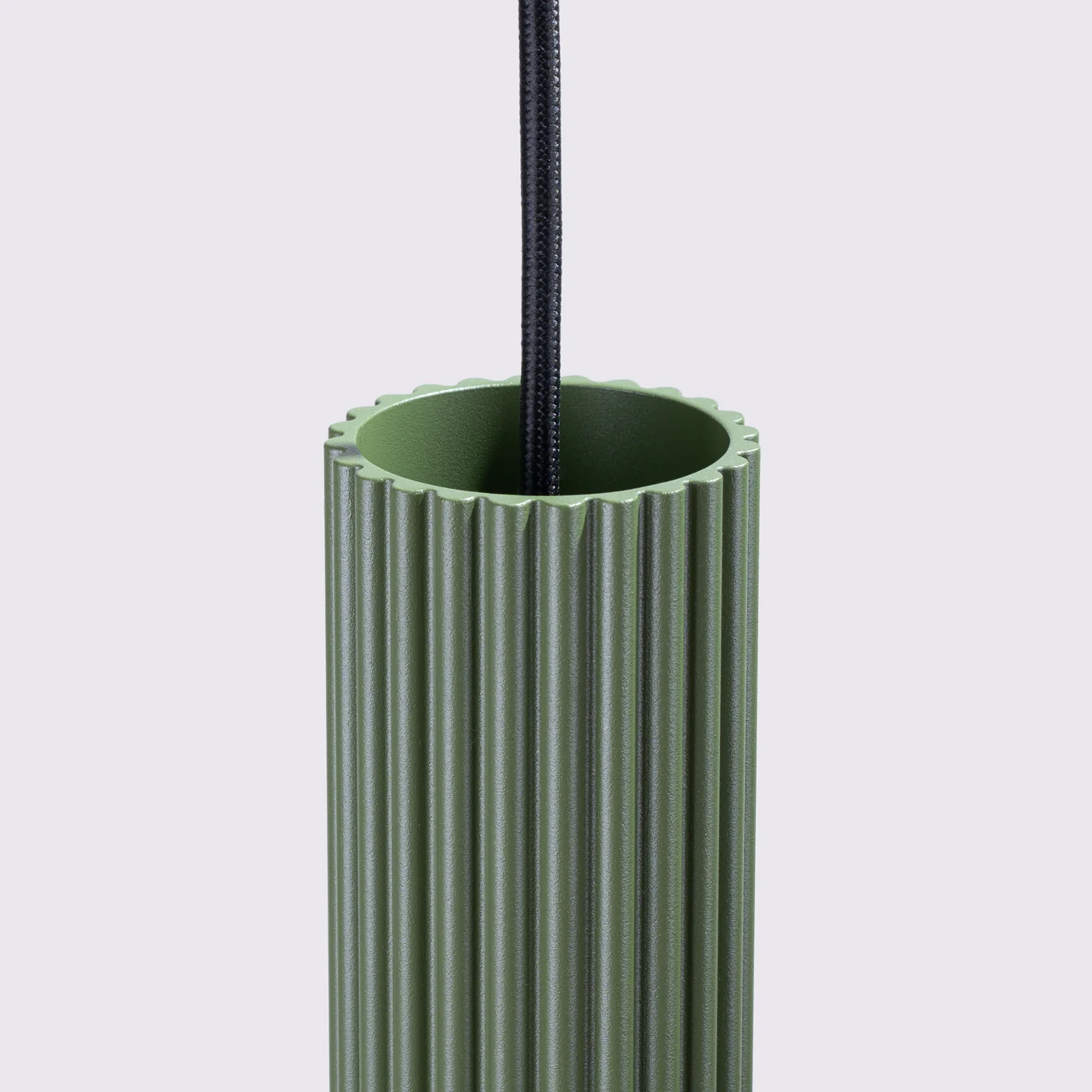 Lampa wisząca Karbon 2 zielona oliwka - Image 7