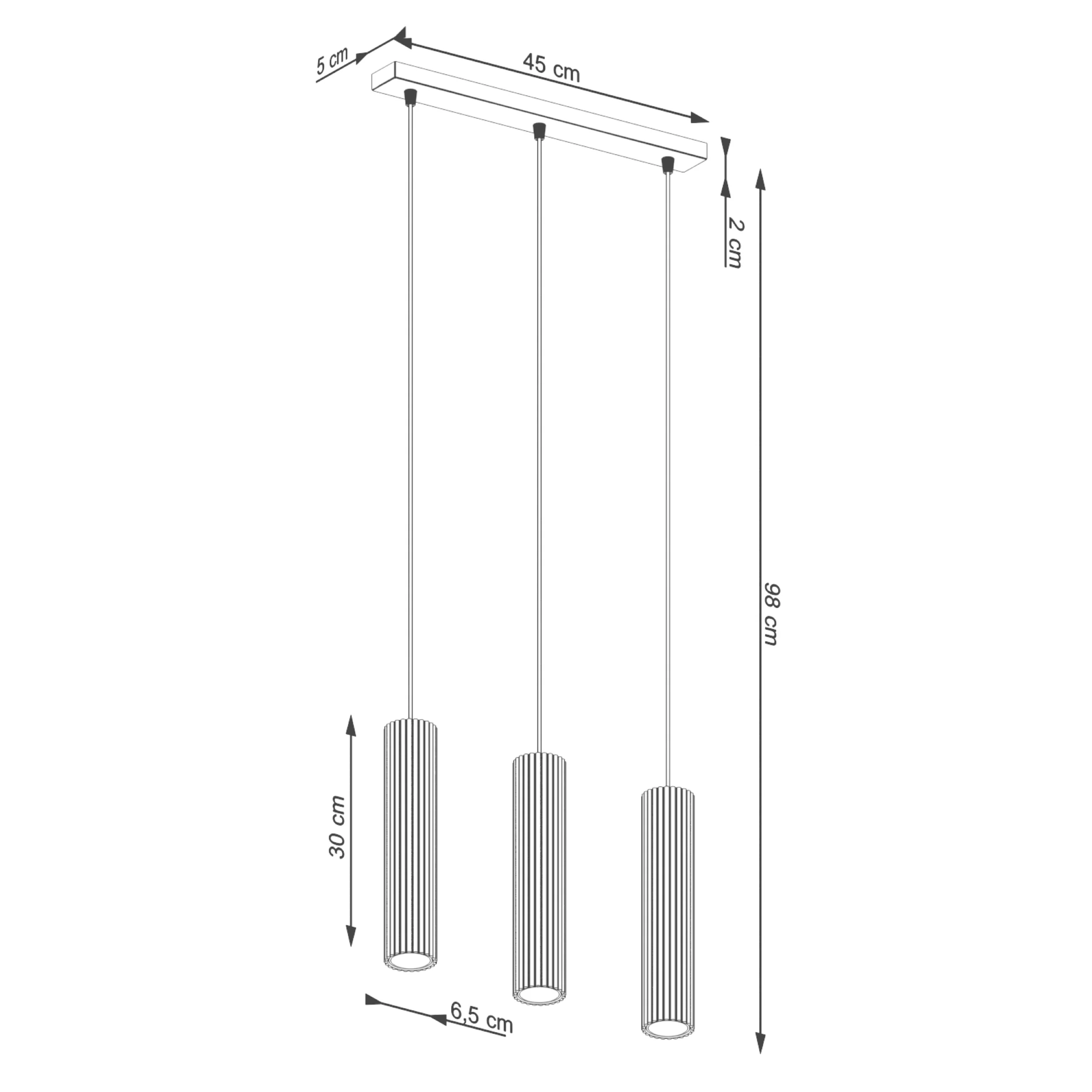 Lampa wisząca Karbon 3L taupe - Image 14