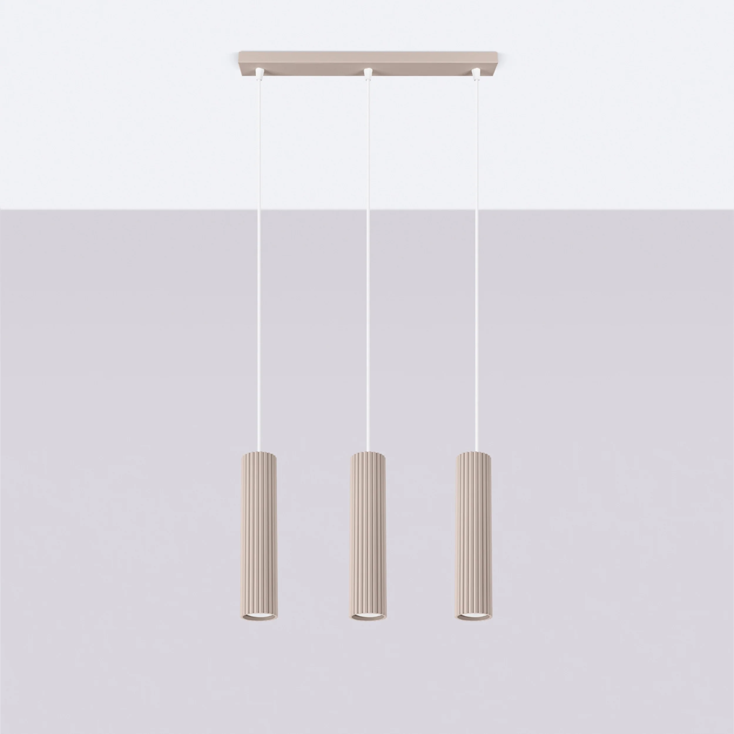 Lampa wisząca Karbon 3L taupe - Image 6