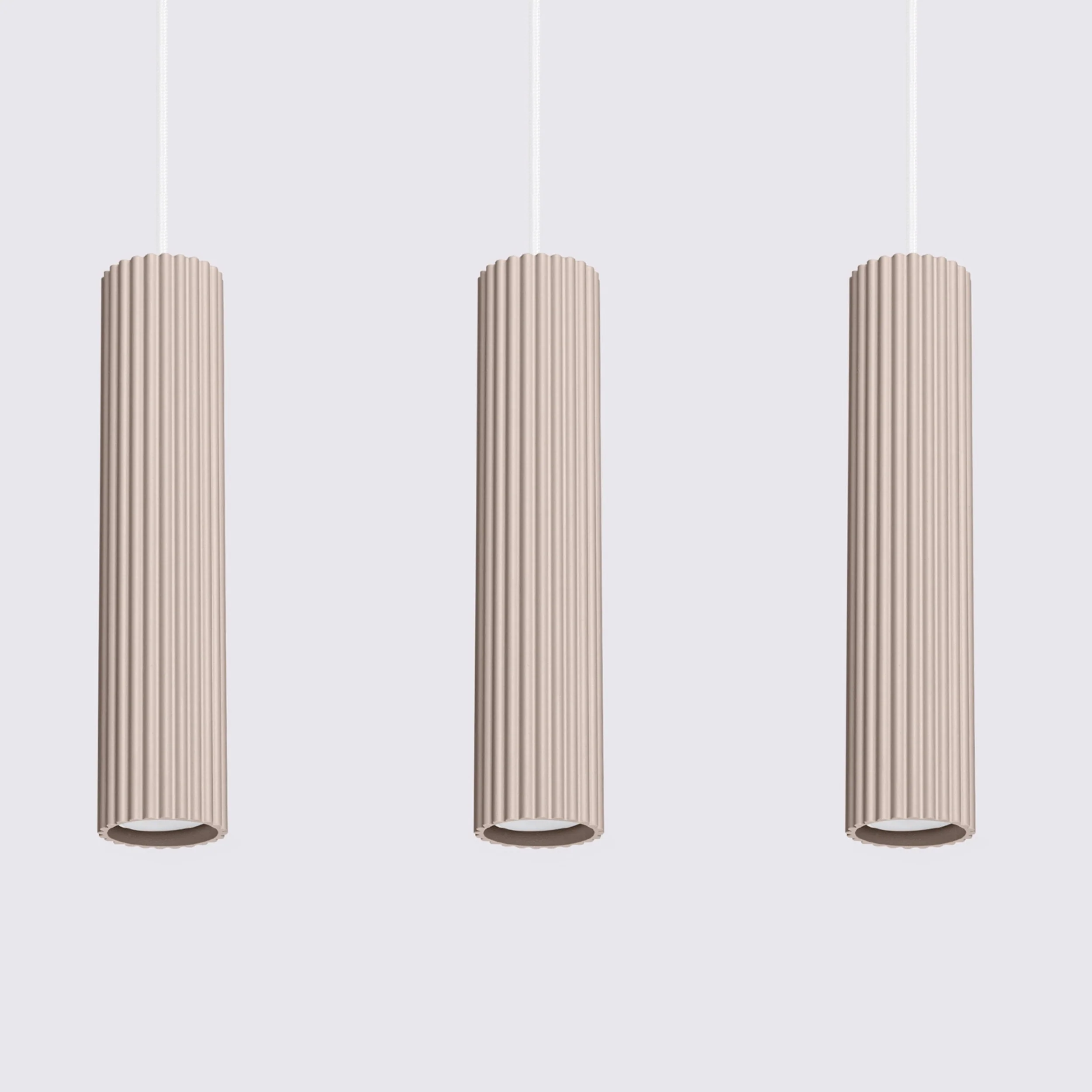 Lampa wisząca Karbon 3L taupe - Image 9