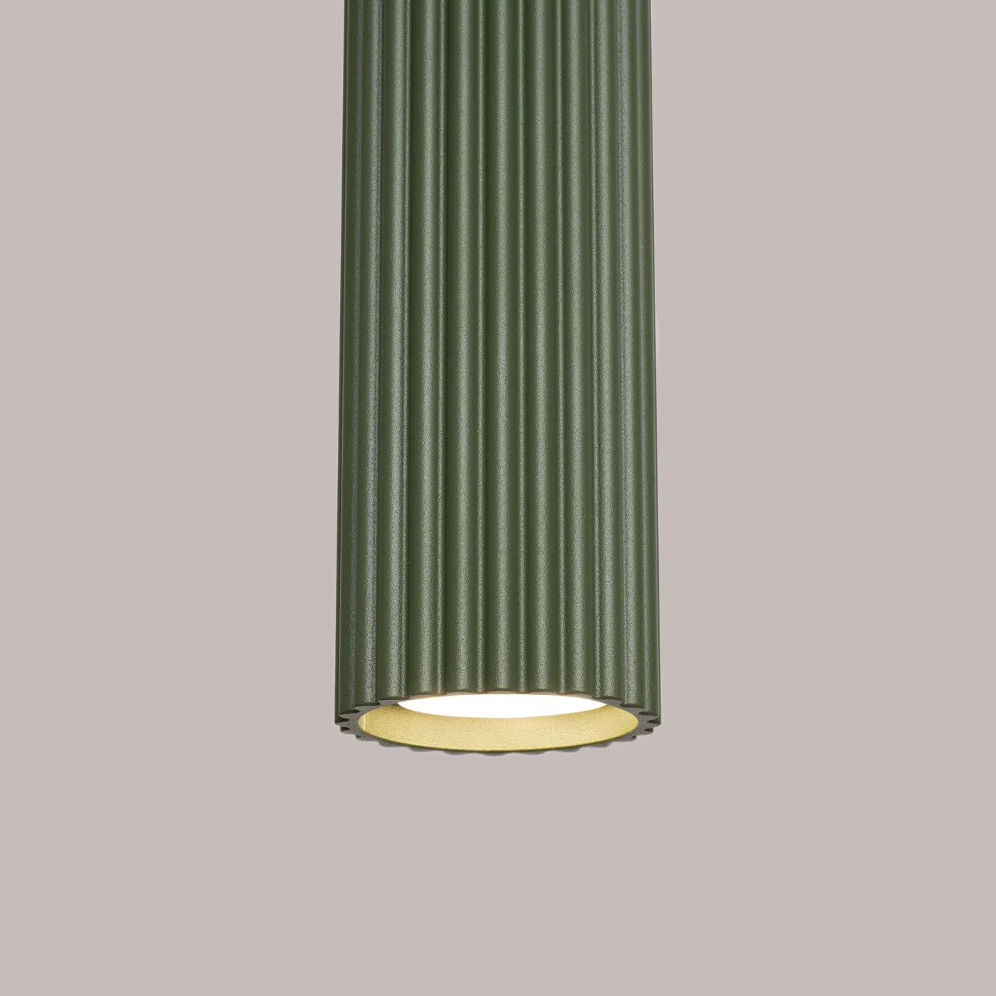 Lampa wisząca Karbon 3L zielona oliwka - Image 10