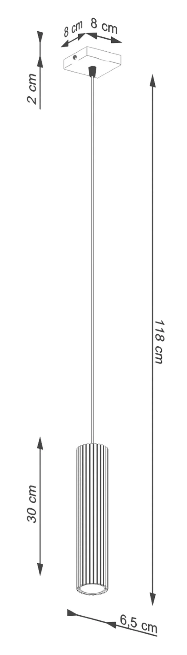Lampa wisząca Karbon x1 czarna - Image 13