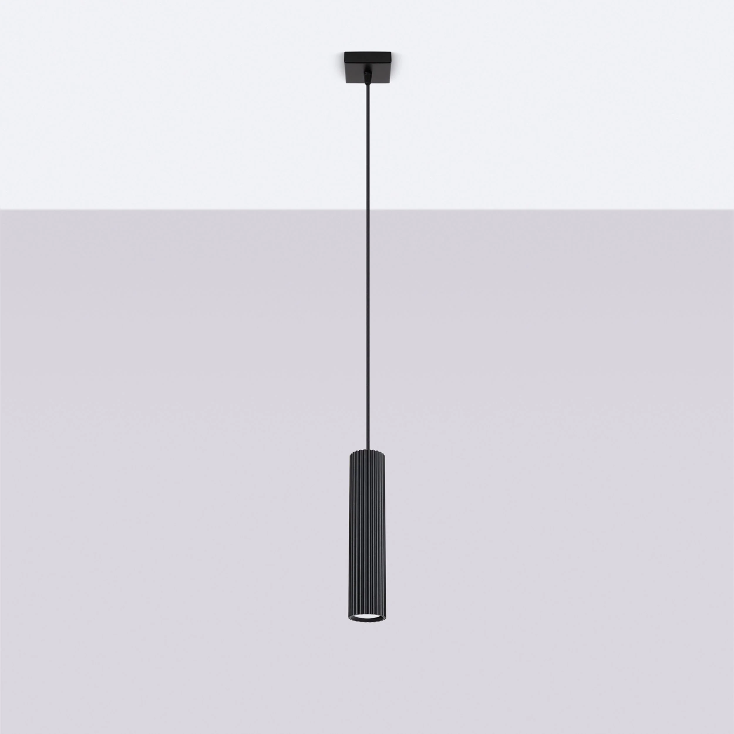 Lampa wisząca Karbon x1 czarna - Image 5
