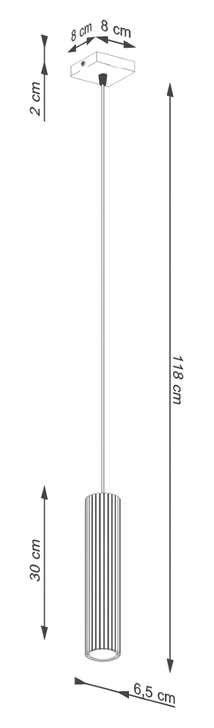 Lampa wisząca Karbon x1 złota - Image 10