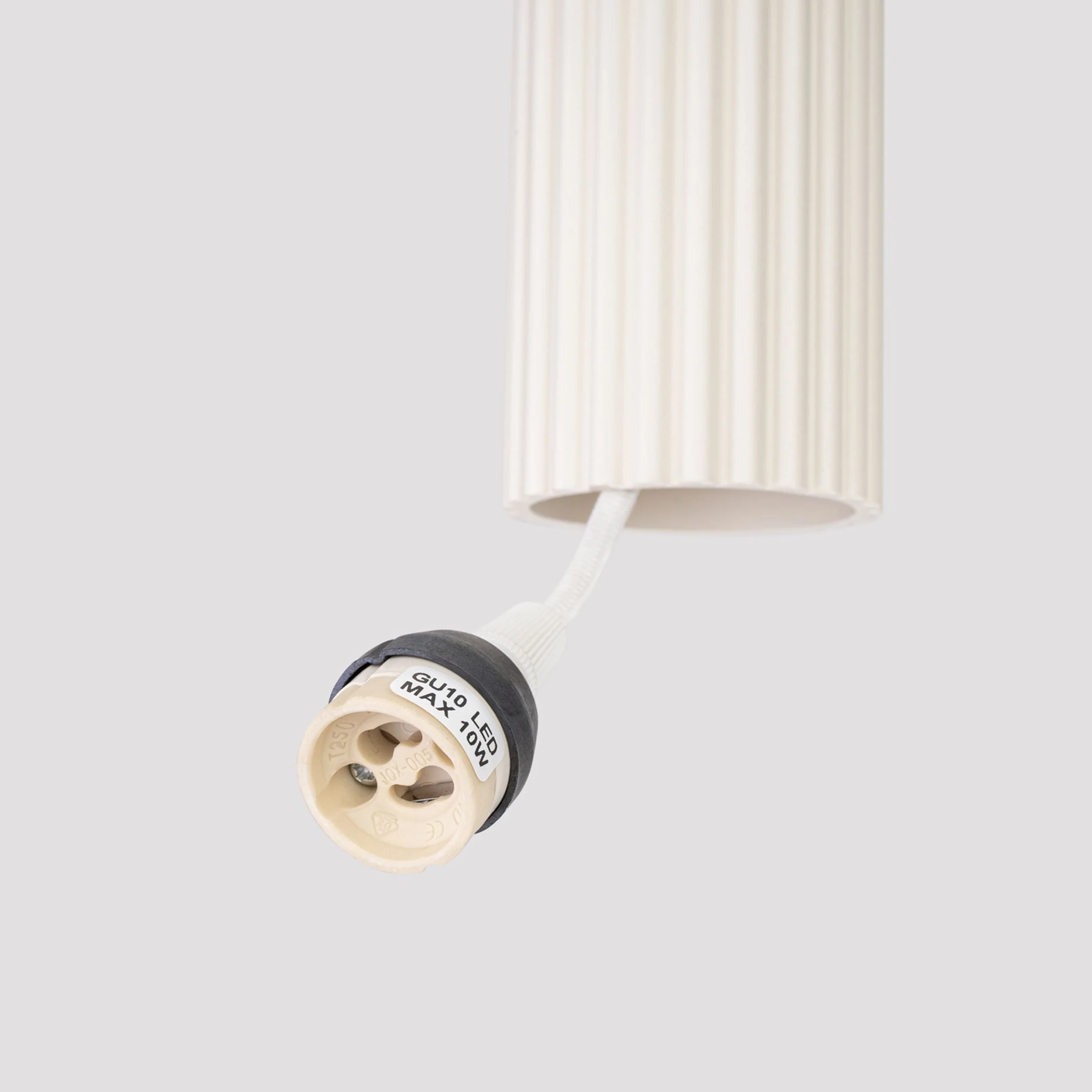 Lampa wisząca Karbon x3 beżowa na okrągłej podsufitce - Image 9