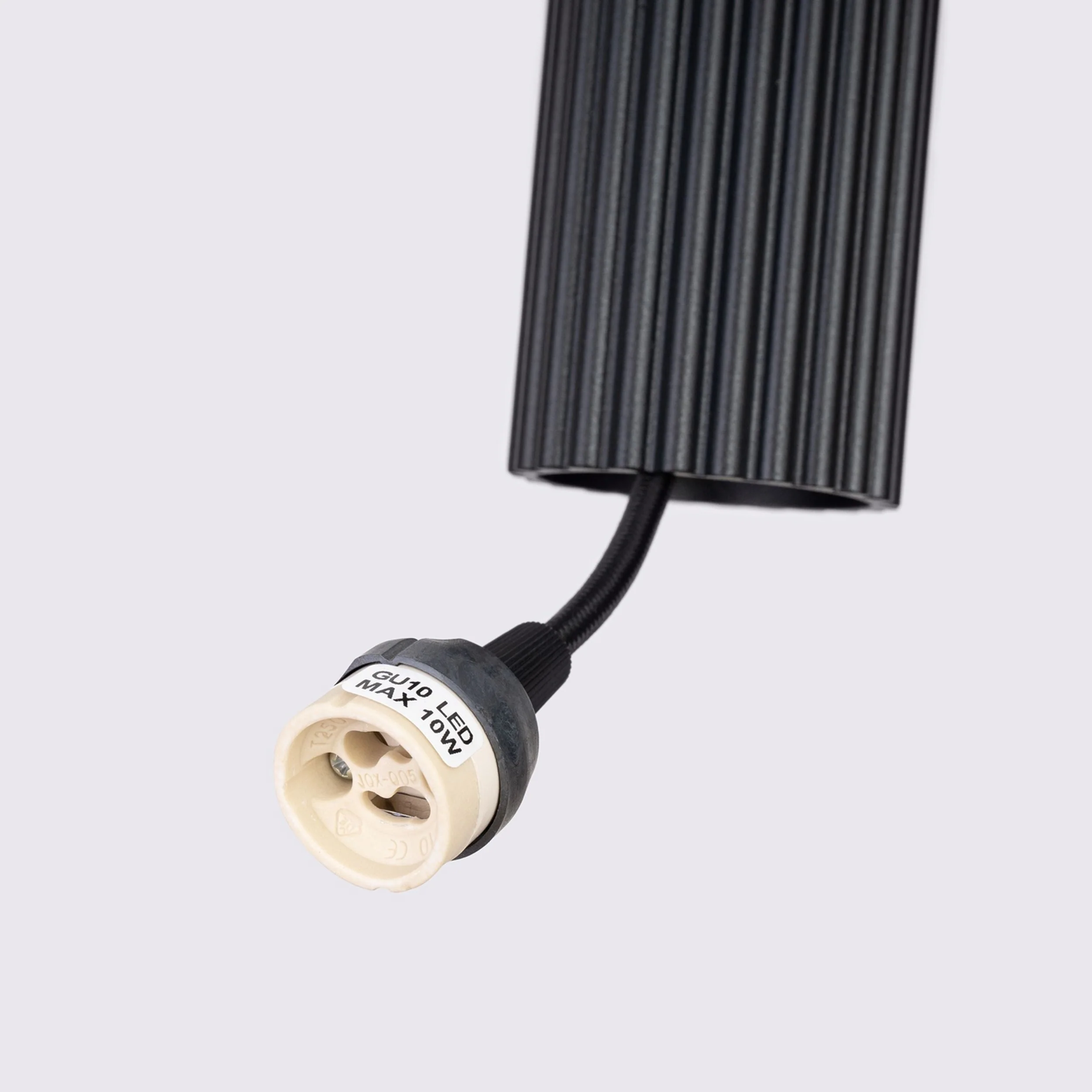Lampa wisząca Karbon x3 czarna na okrągłej podsufitce - Image 9