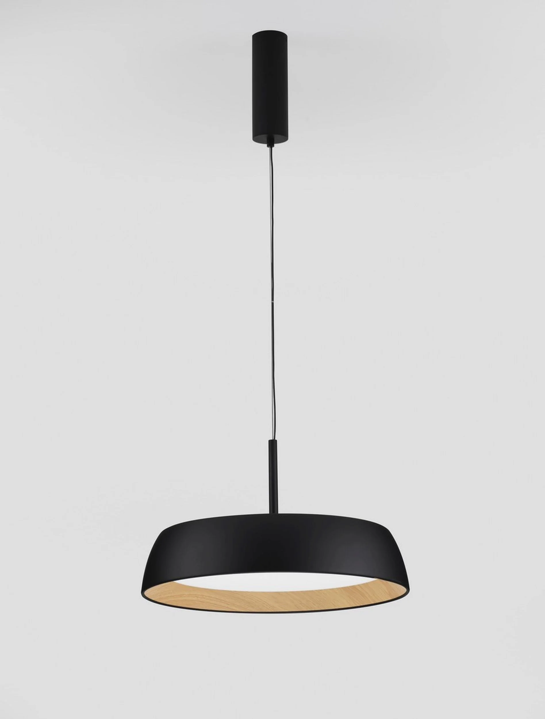 Lampa wisząca Kessov LED brązowo-czarna - Image 3