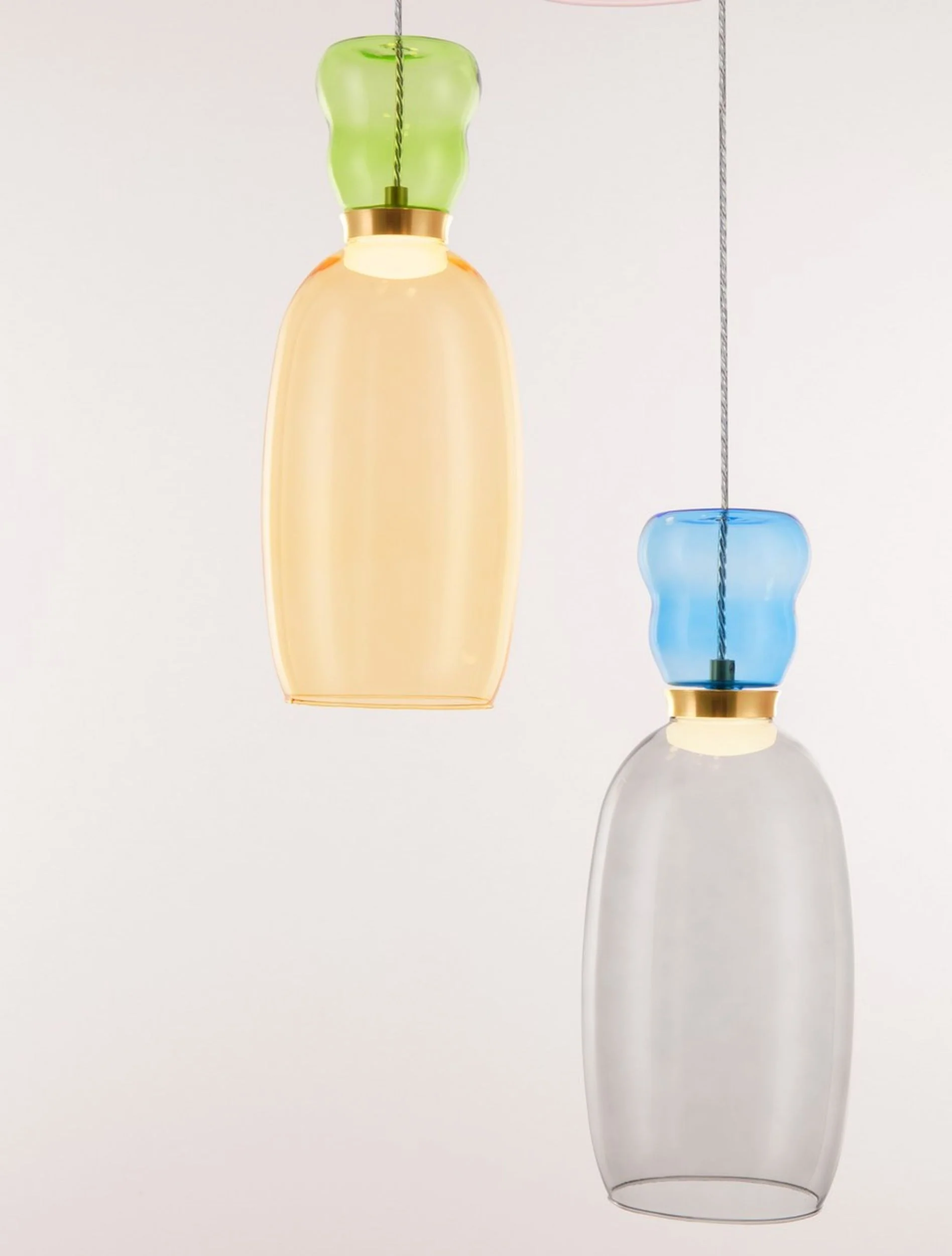 Lampa wisząca Kiands LED x4 wielokolorowa - Image 4