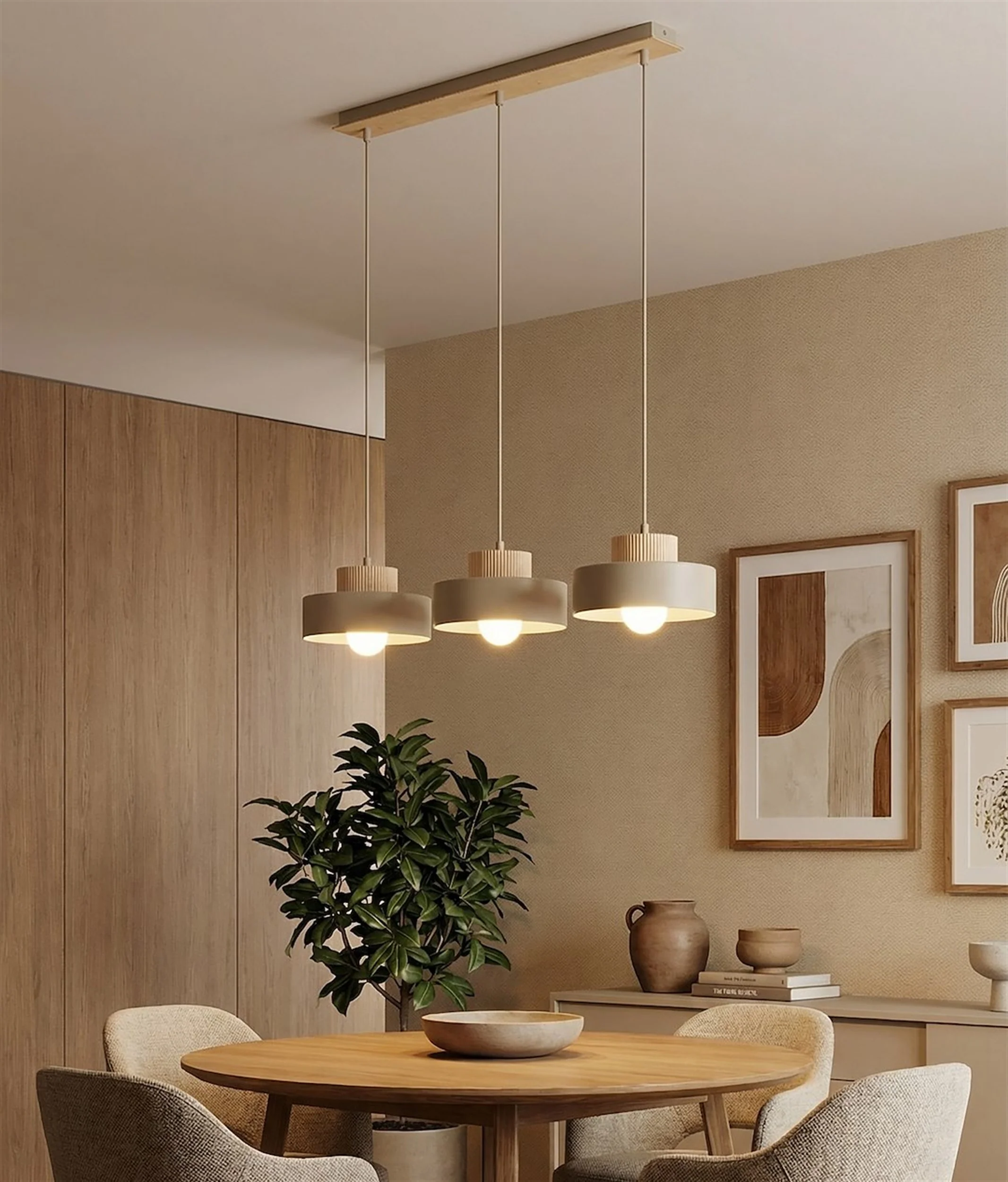 Lampa wisząca Kivi x3 mokka - Image 2