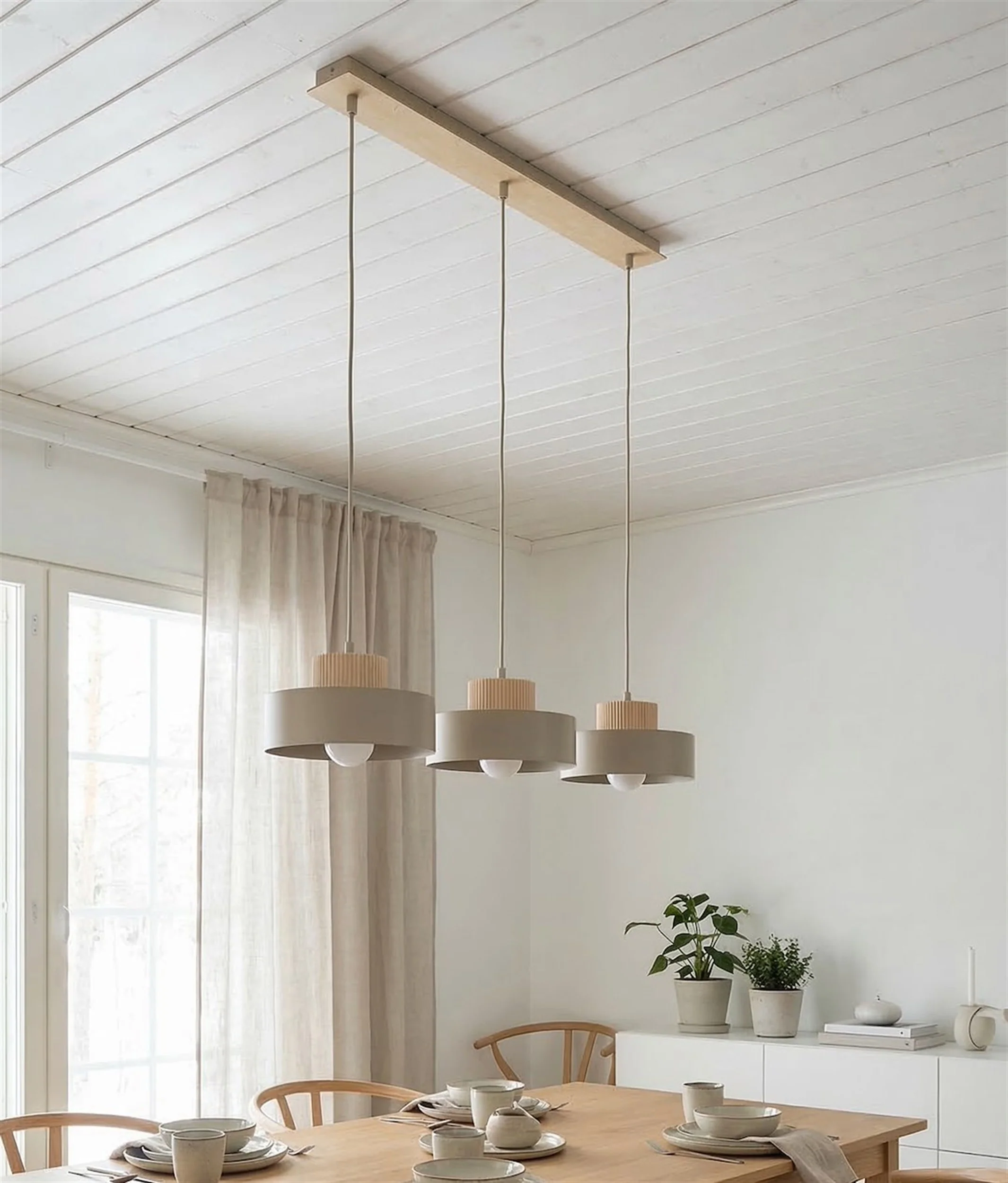Lampa wisząca Kivi x3 mokka - Image 4