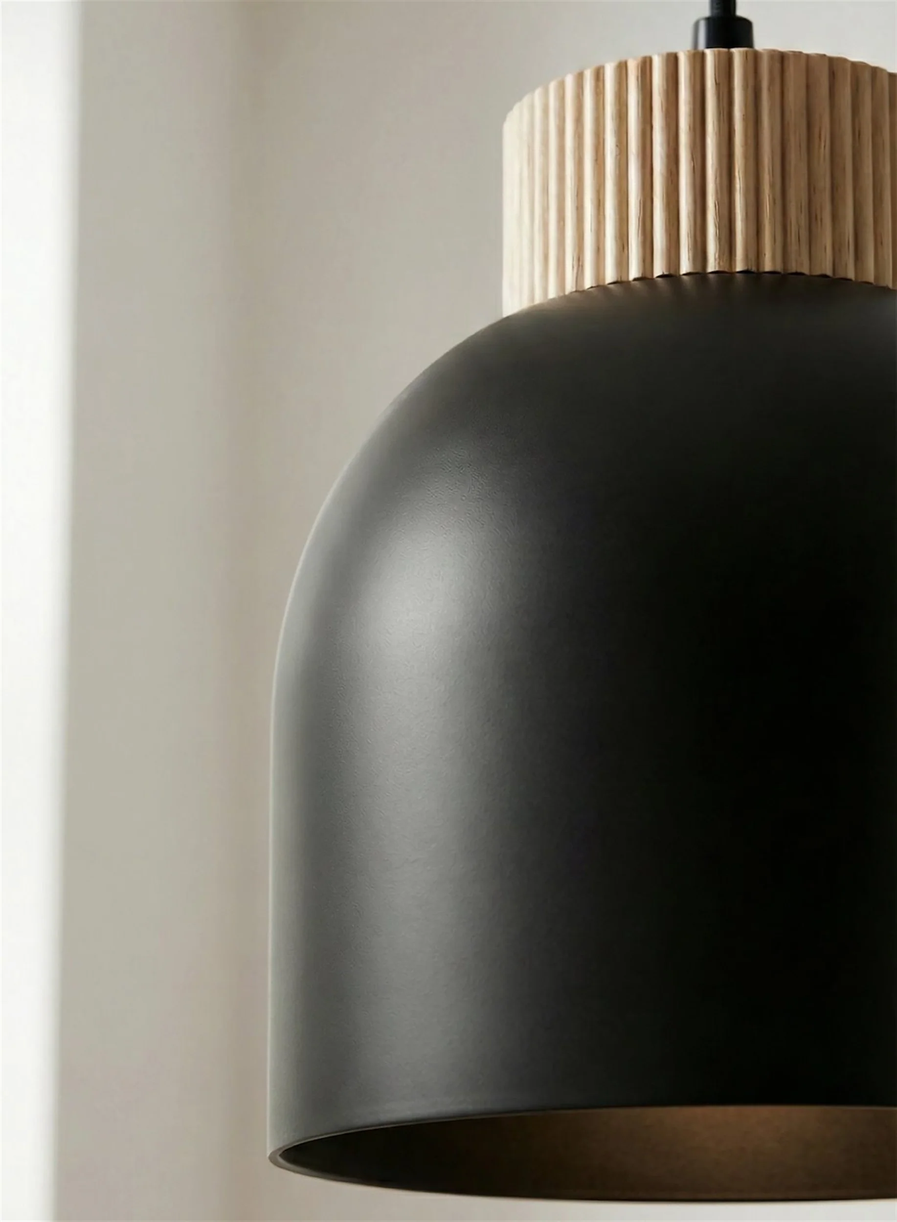 Lampa wisząca Kru x3 czarna - Image 6