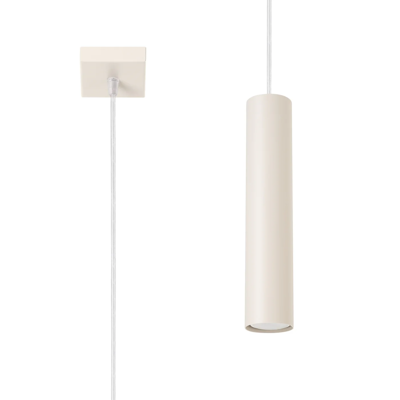 Lampa wisząca Lagos 1 beżowa - Image 2