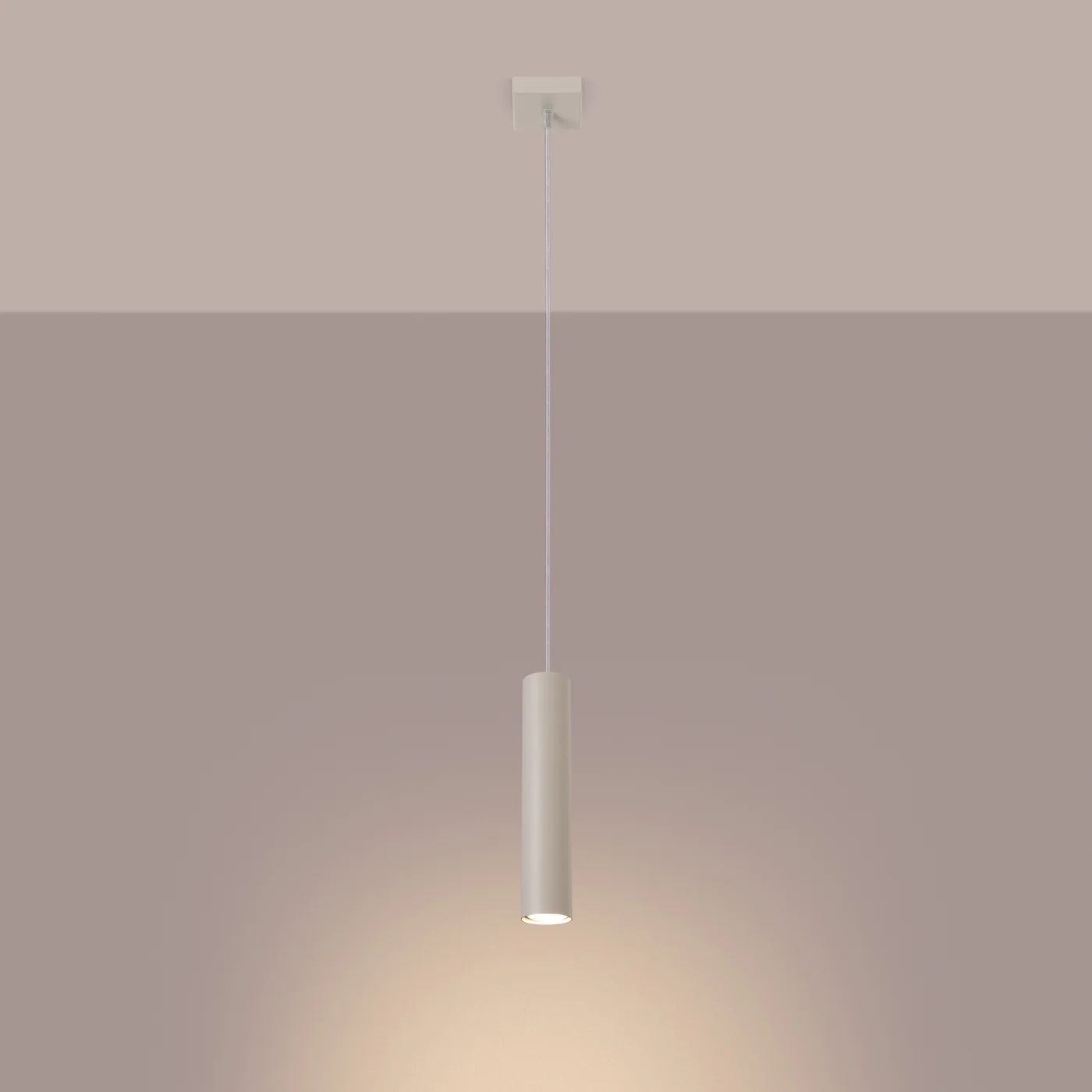 Lampa wisząca Lagos 1 beżowa - Image 4
