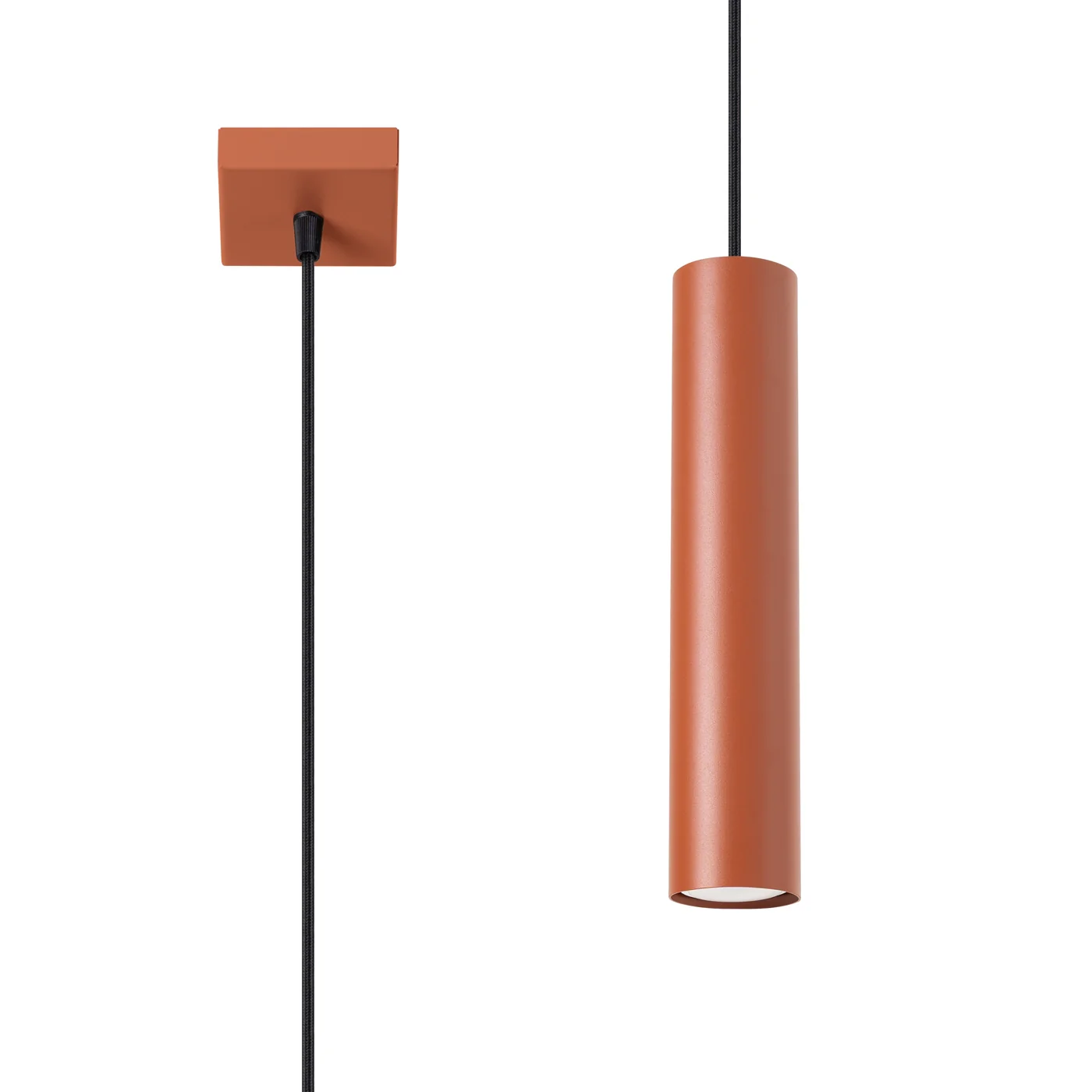 Lampa wisząca Lagos 1 ochra czerwona - Image 2
