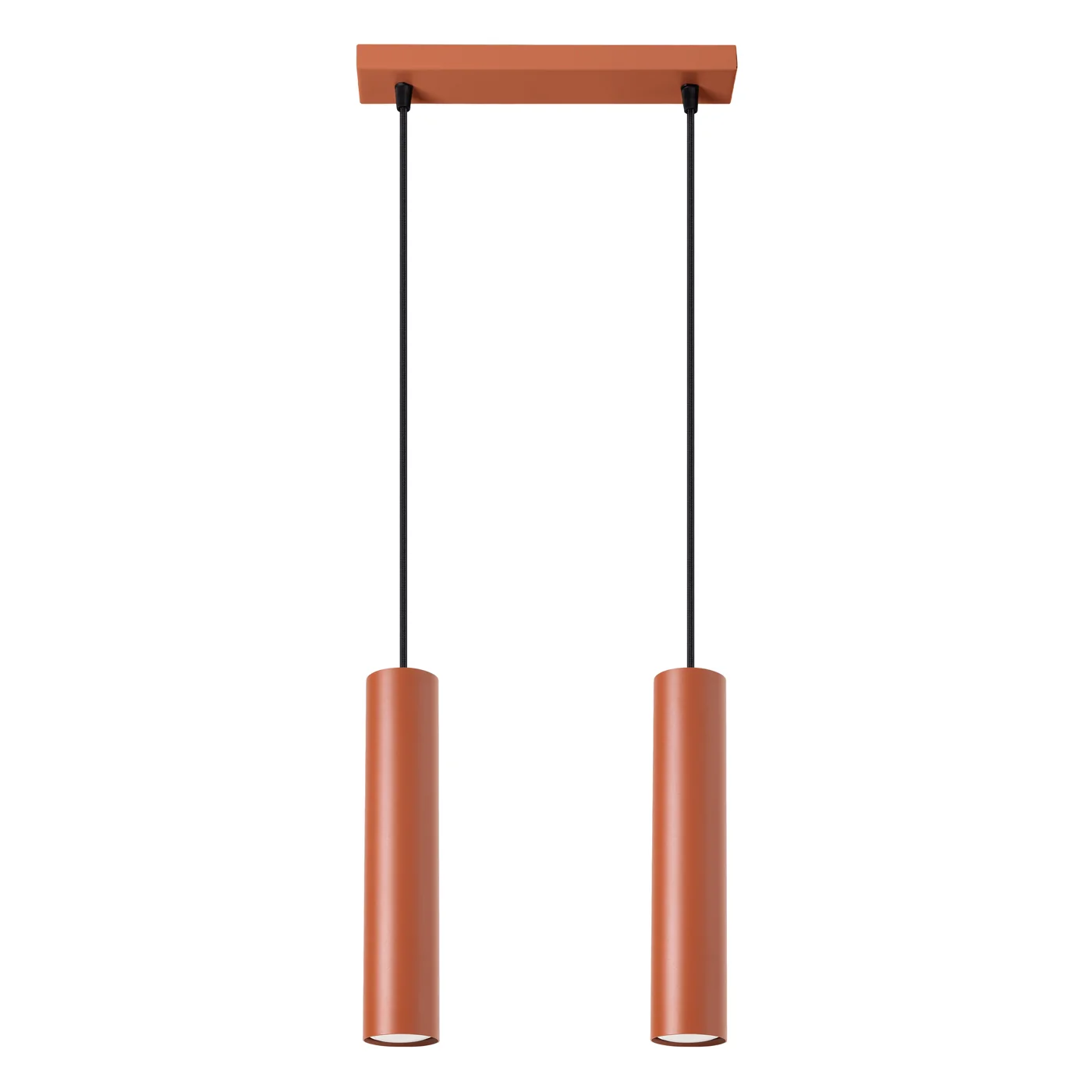 Lampa wisząca Lagos 2 ochra czerwona