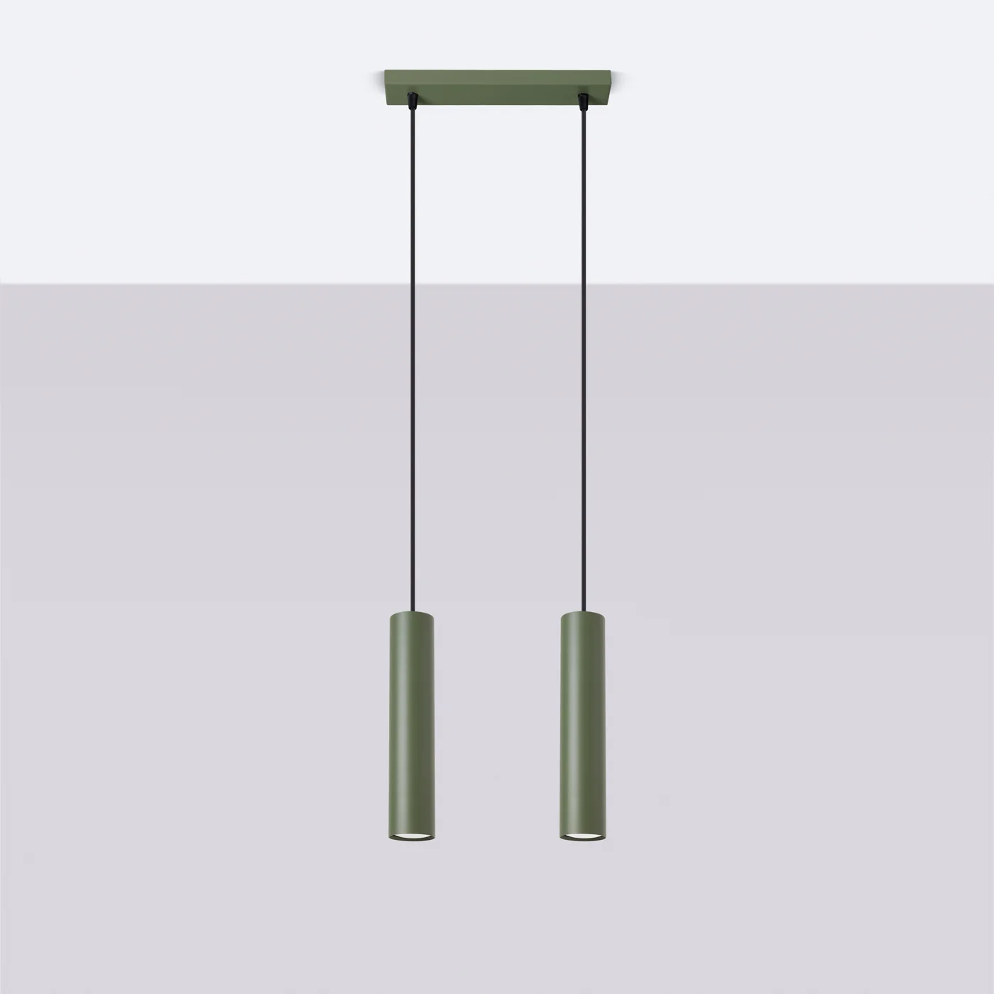 Lampa wisząca Lagos 2 zielona oliwka - Image 3