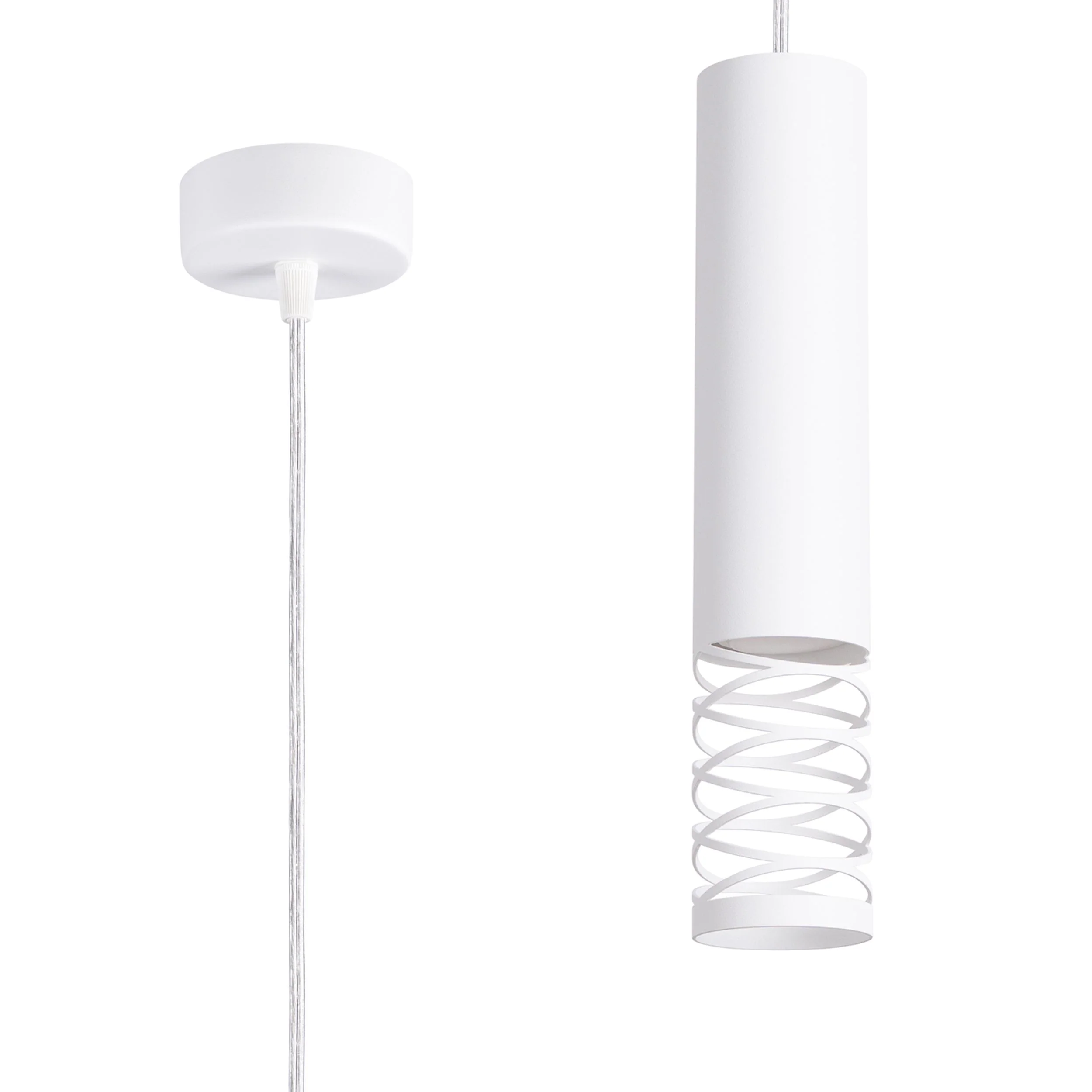Lampa wisząca Lami 1 biały - Image 2
