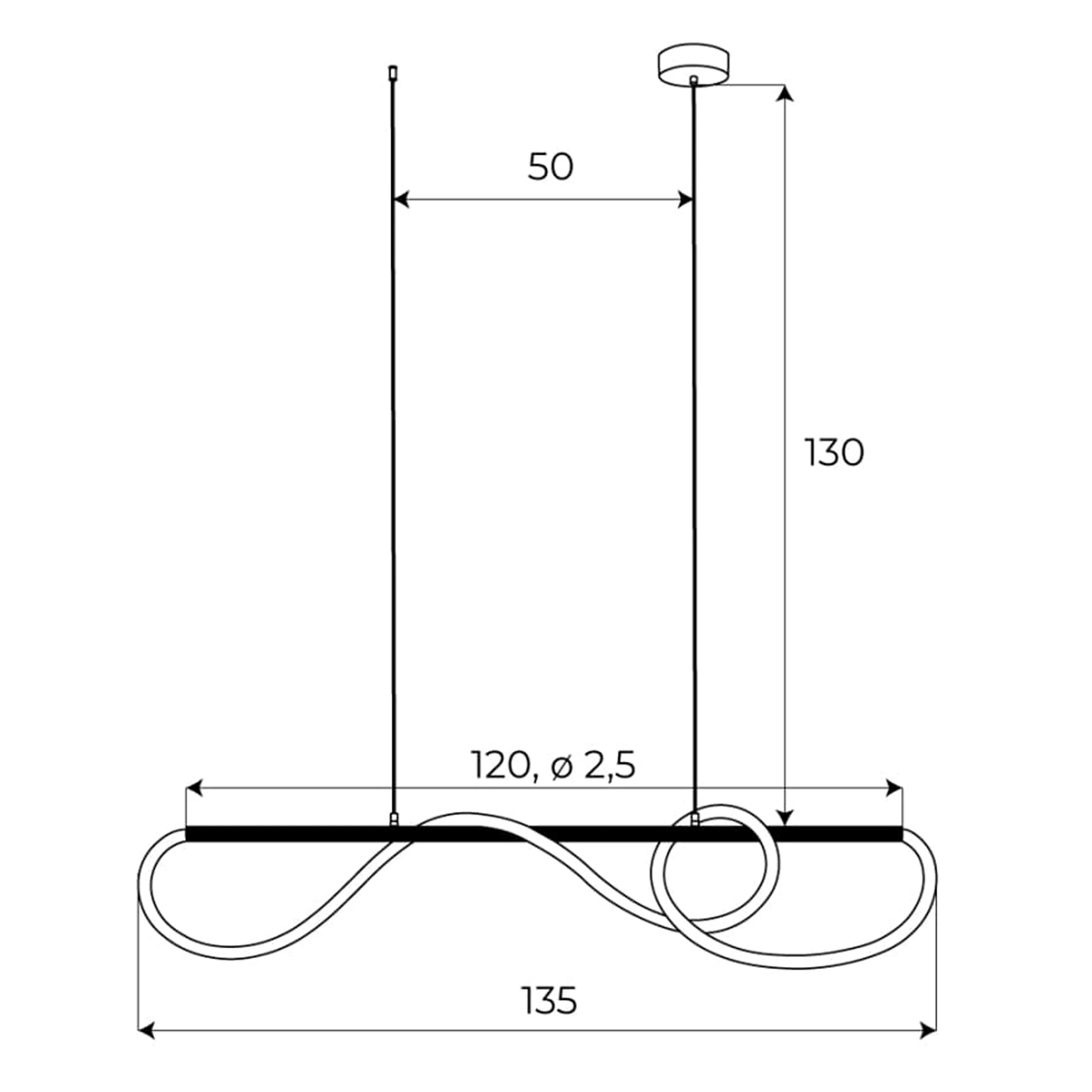 Lampa Wisząca LED Laguna - Image 3