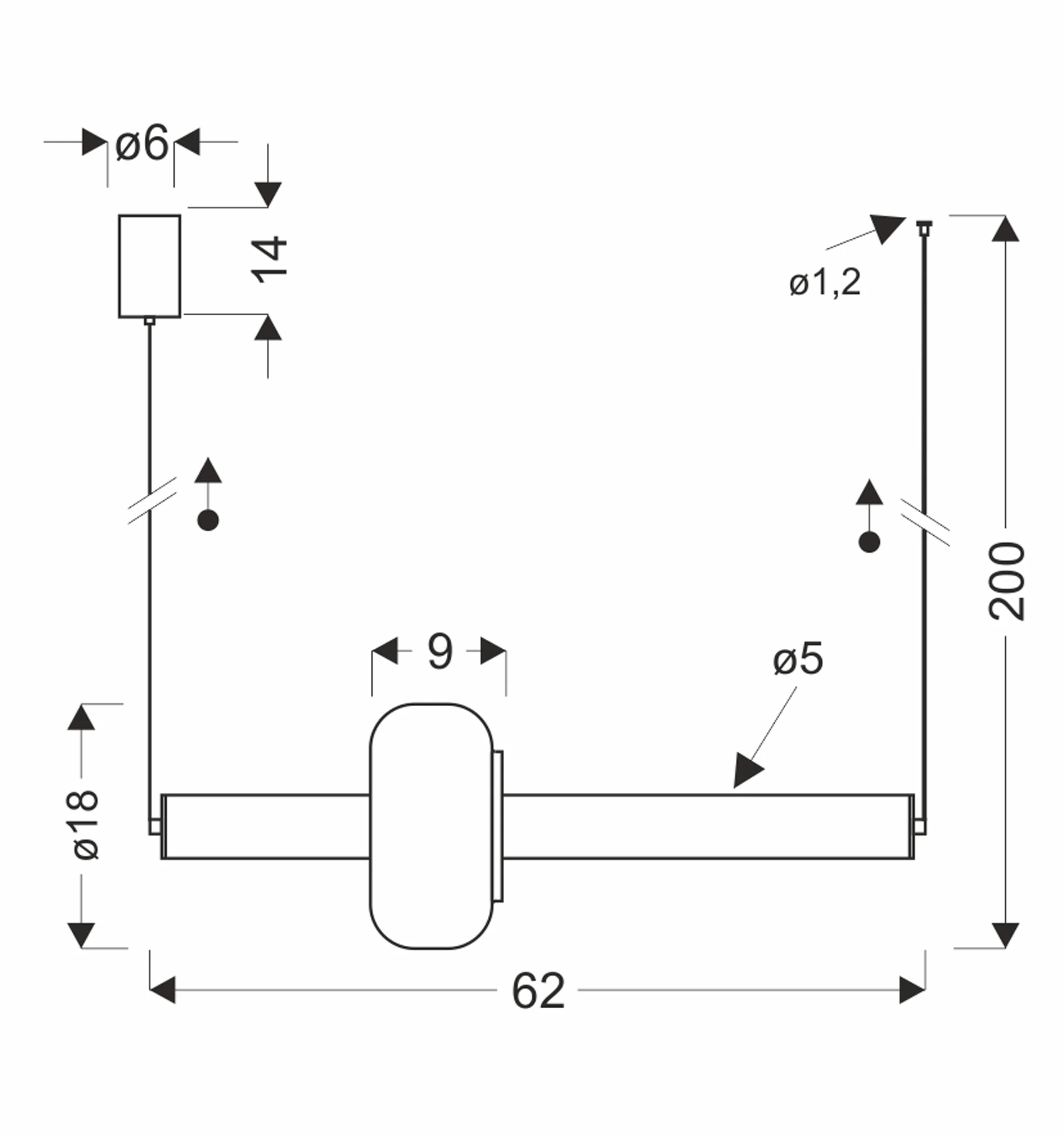 Lampa wisząca LED Puras mosiężna 3000K 15W z bezbarwno-białym kloszem - Image 4