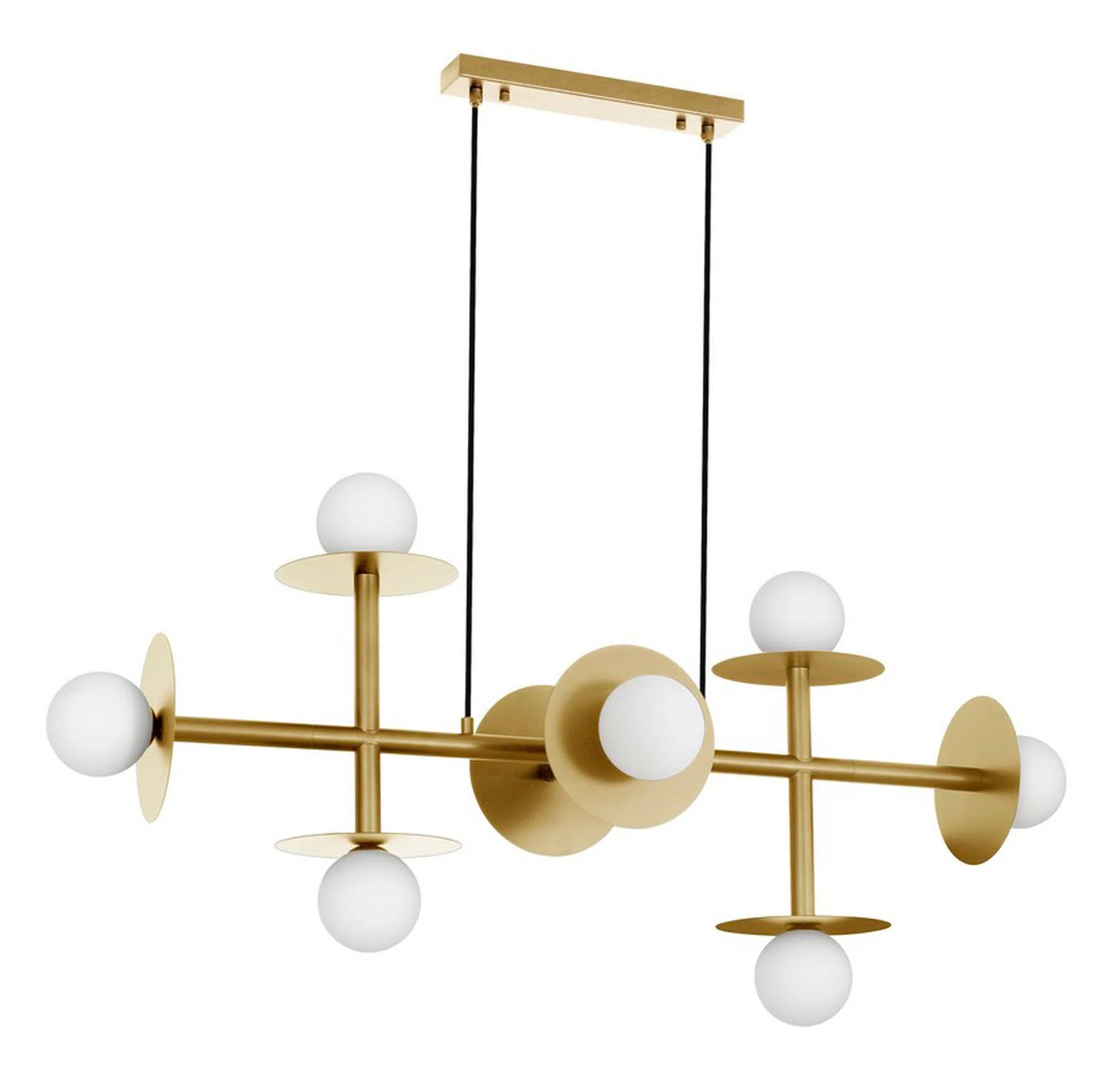 Lampa wisząca Letarian x8 złota