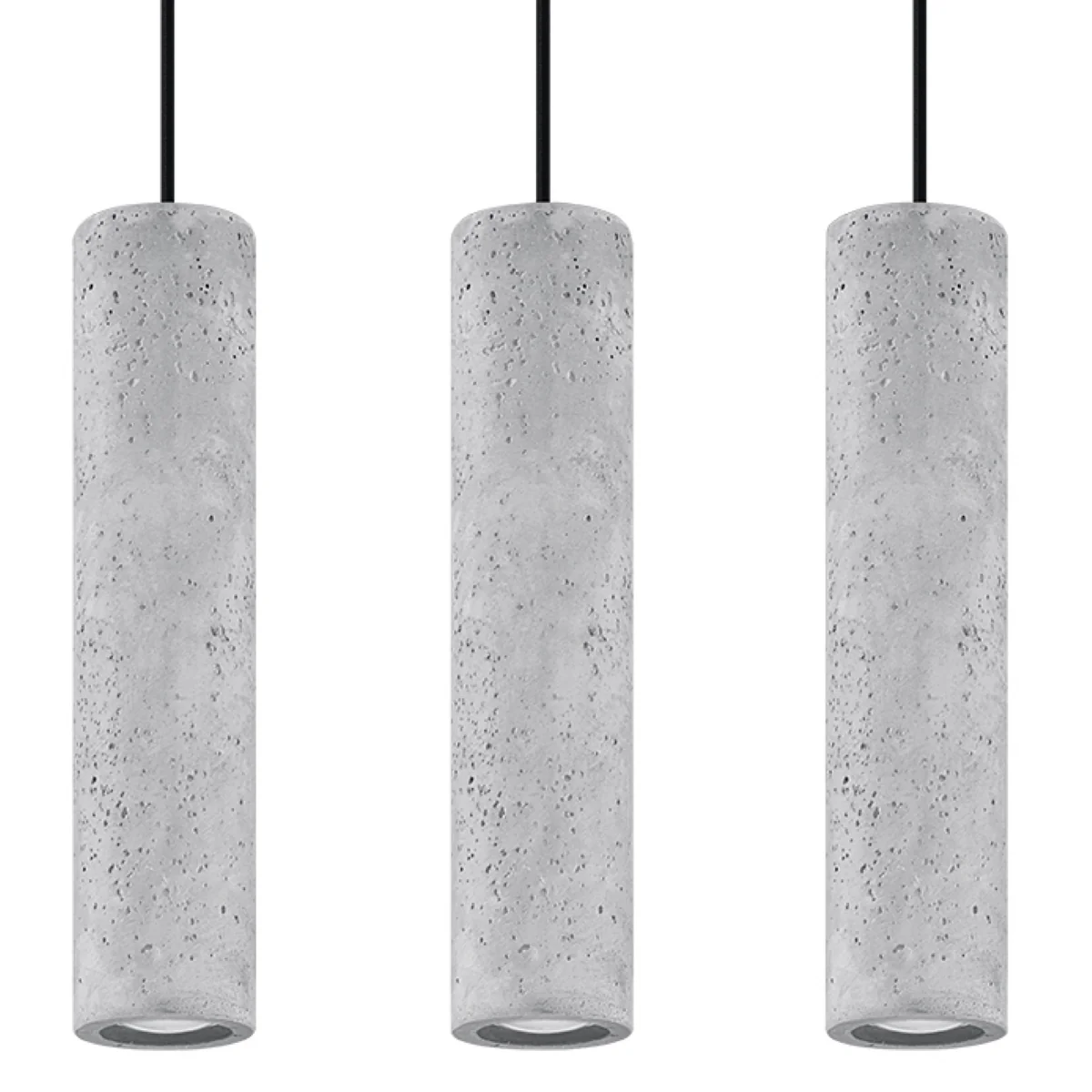 Lampa wisząca Luvo 3L beton