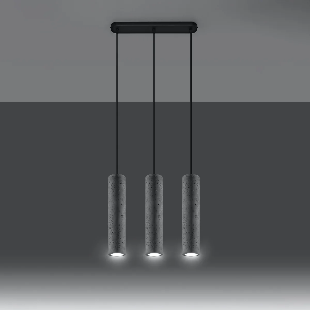 Lampa wisząca Luvo 3L beton - Image 3