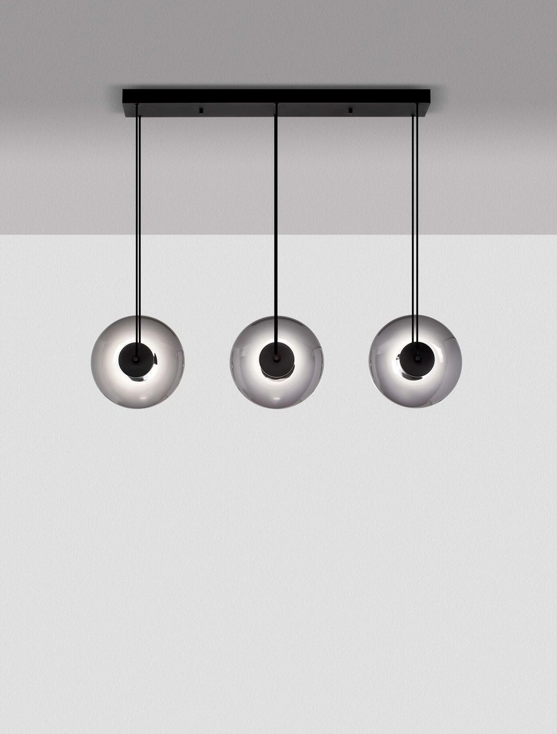 Lampa wisząca Lynoll LED x3 czarna - Image 3