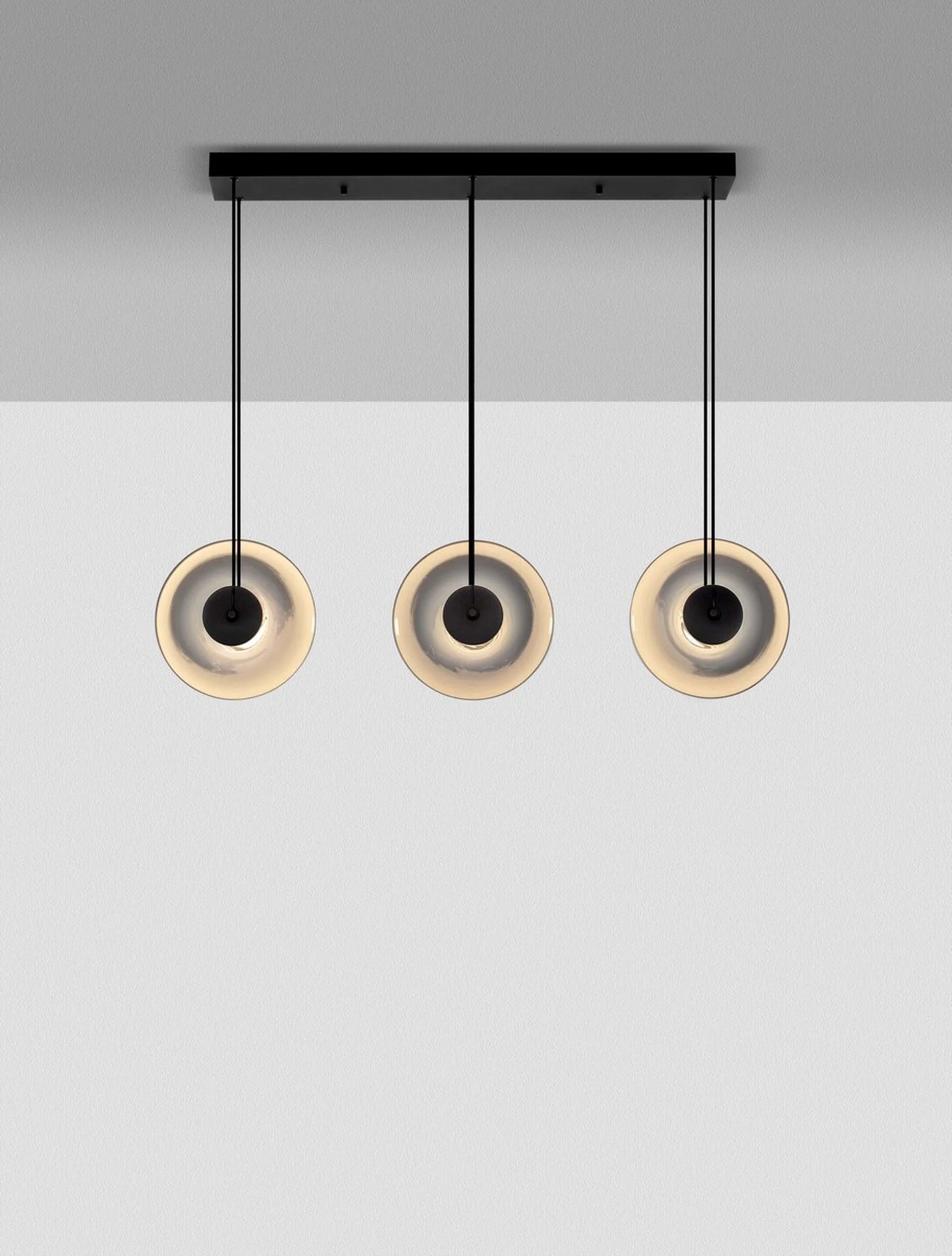 Lampa wisząca Lynoll LED x3 czarna - Image 4