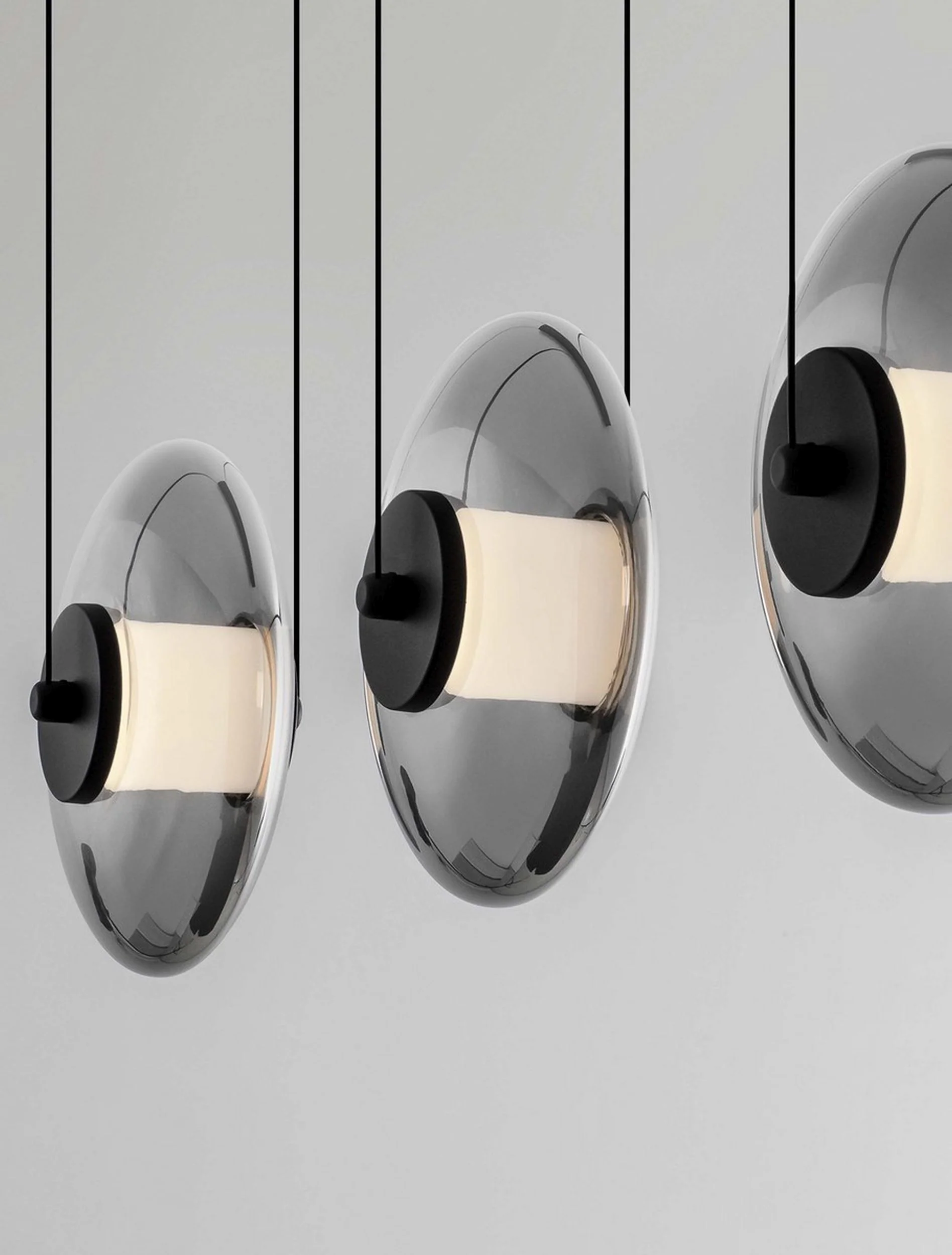 Lampa wisząca Lynoll LED x3 czarna - Image 5
