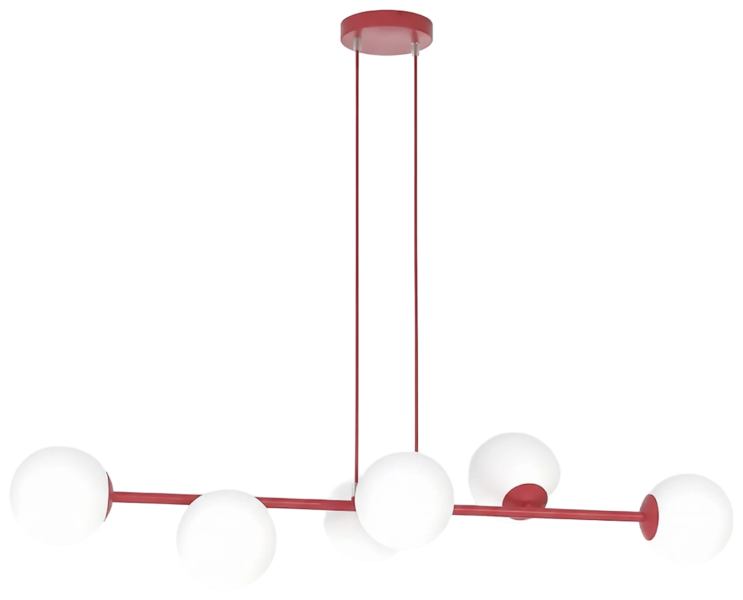 Lampa wisząca Magnus x6 burgund opal - Image 6