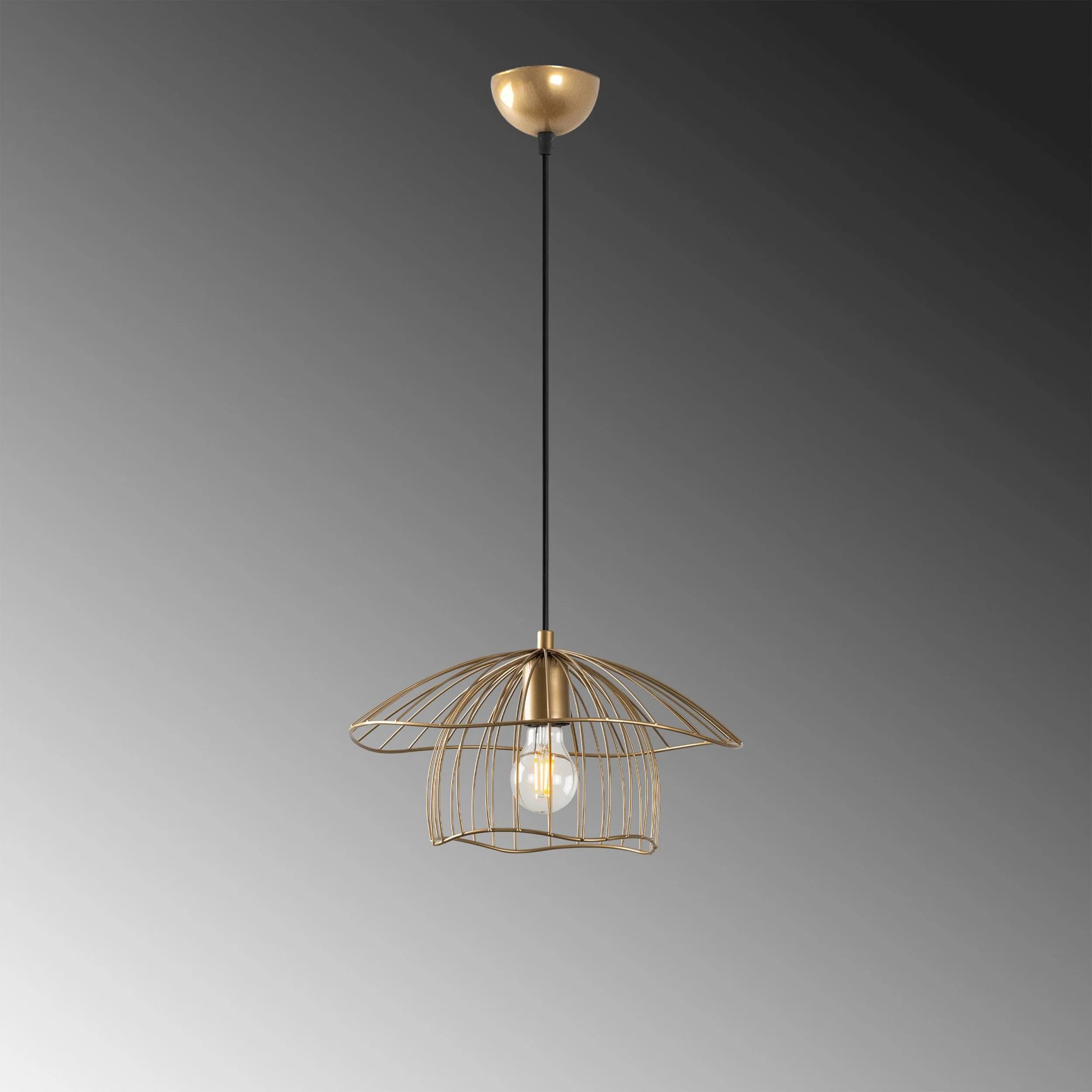 Lampa wisząca Mantar złota - Image 7