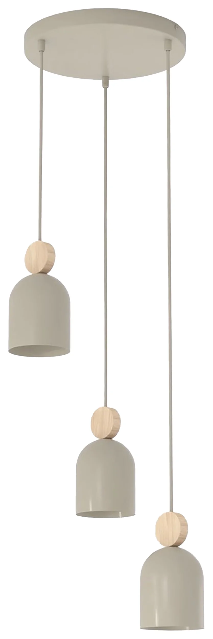 Lampa wisząca Mesi Premium x3 mokka