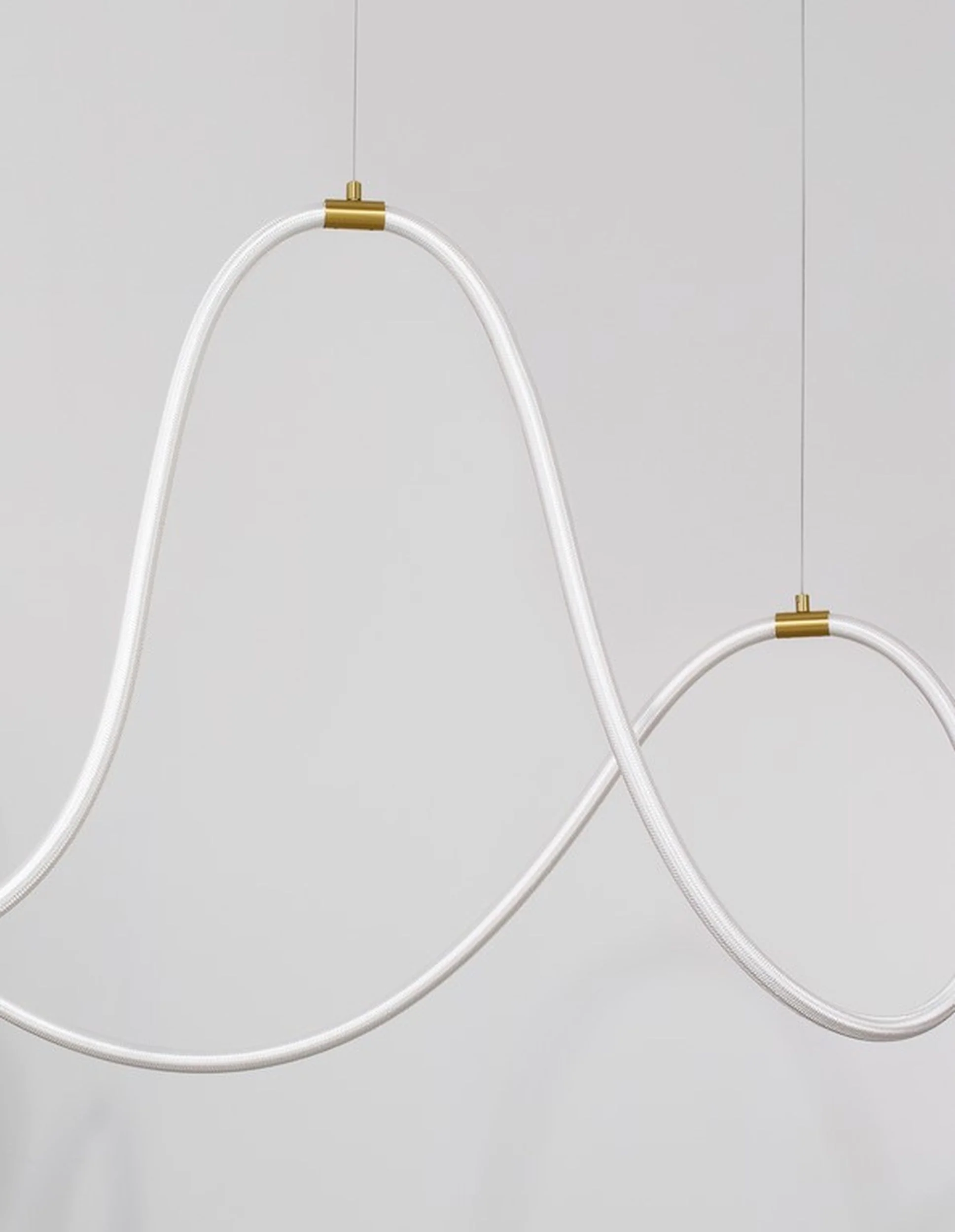 Lampa wisząca Mislumes LED złoto-biała - Image 5