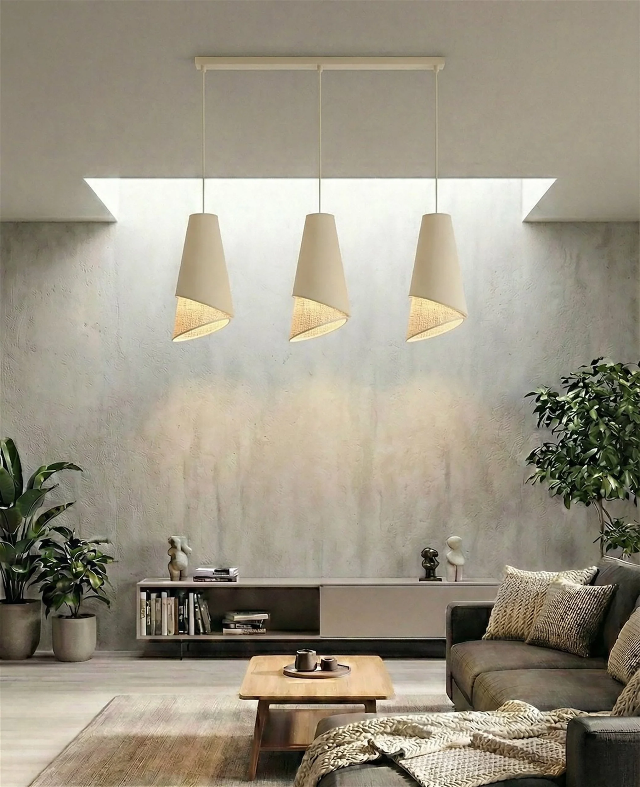 Lampa wisząca Moda x3 rattan - Image 3