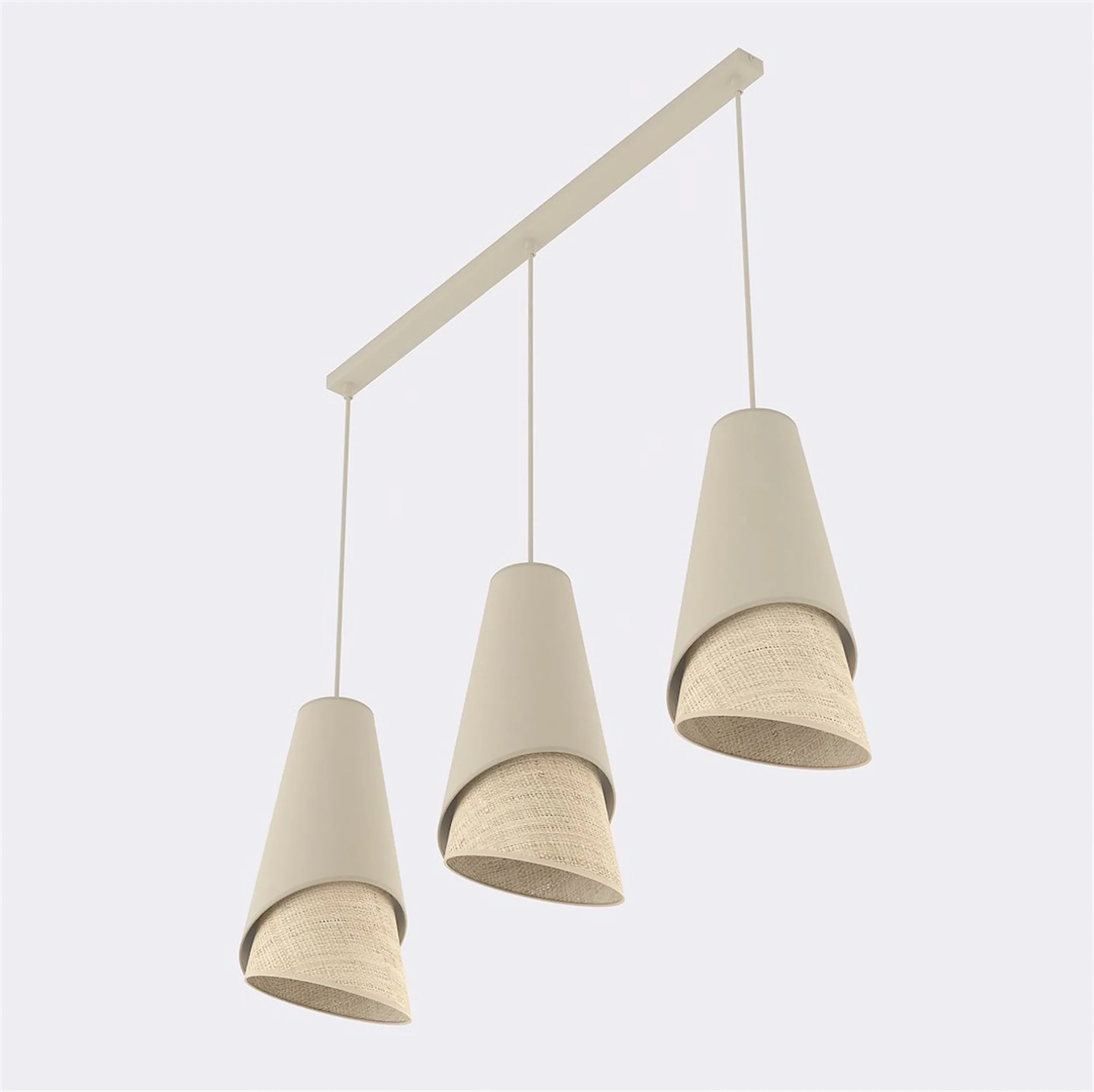 Lampa wisząca Moda x3 rattan - Image 7