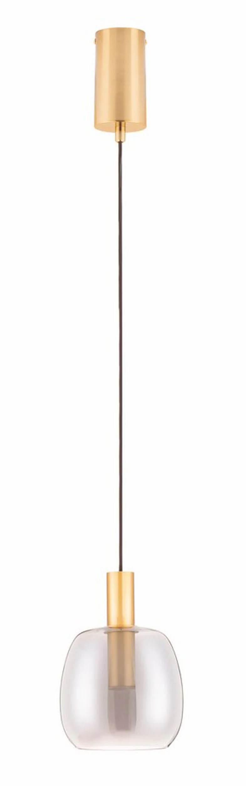 Lampa wisząca Morifia I LED szaro-złota