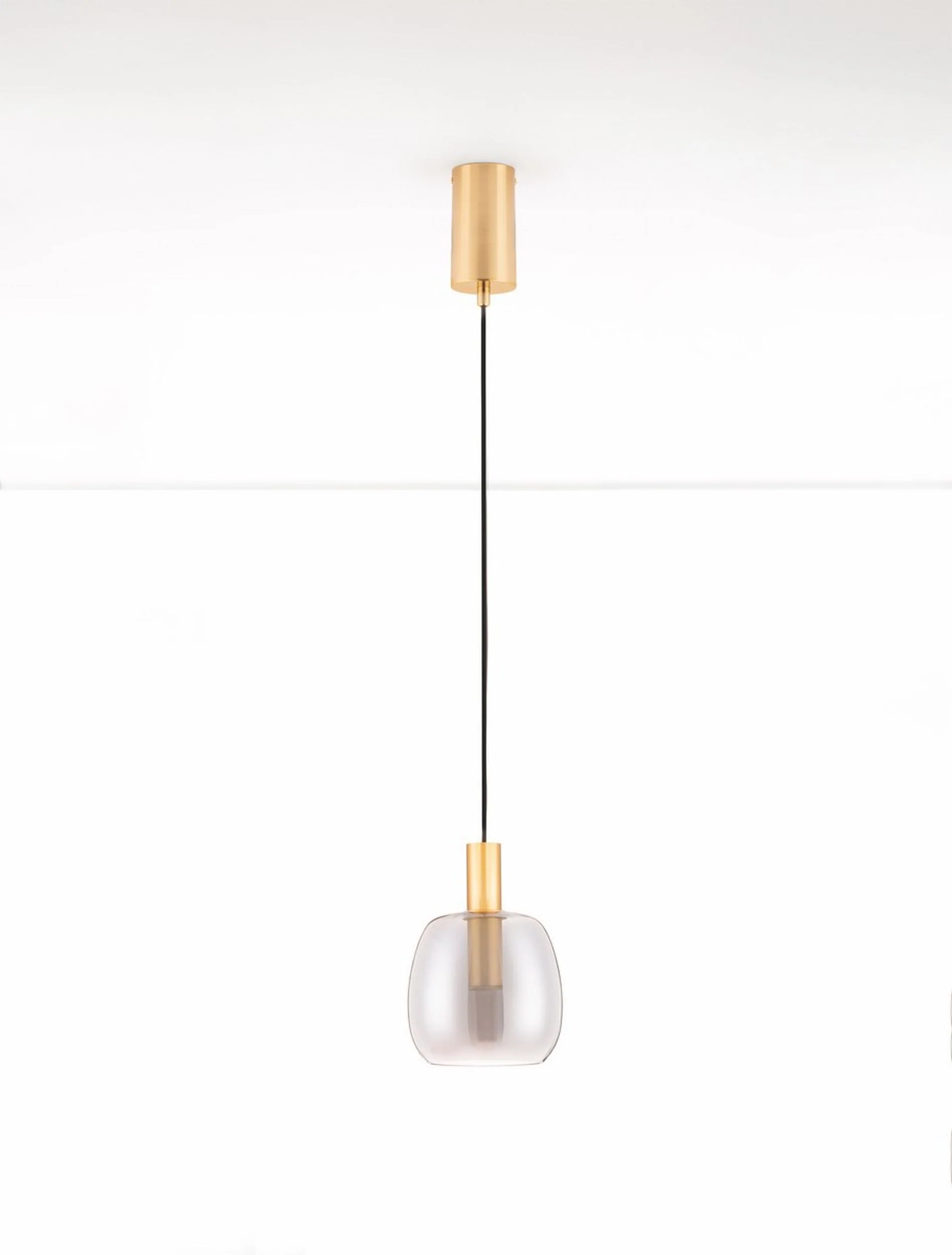 Lampa wisząca Morifia I LED szaro-złota - Image 3