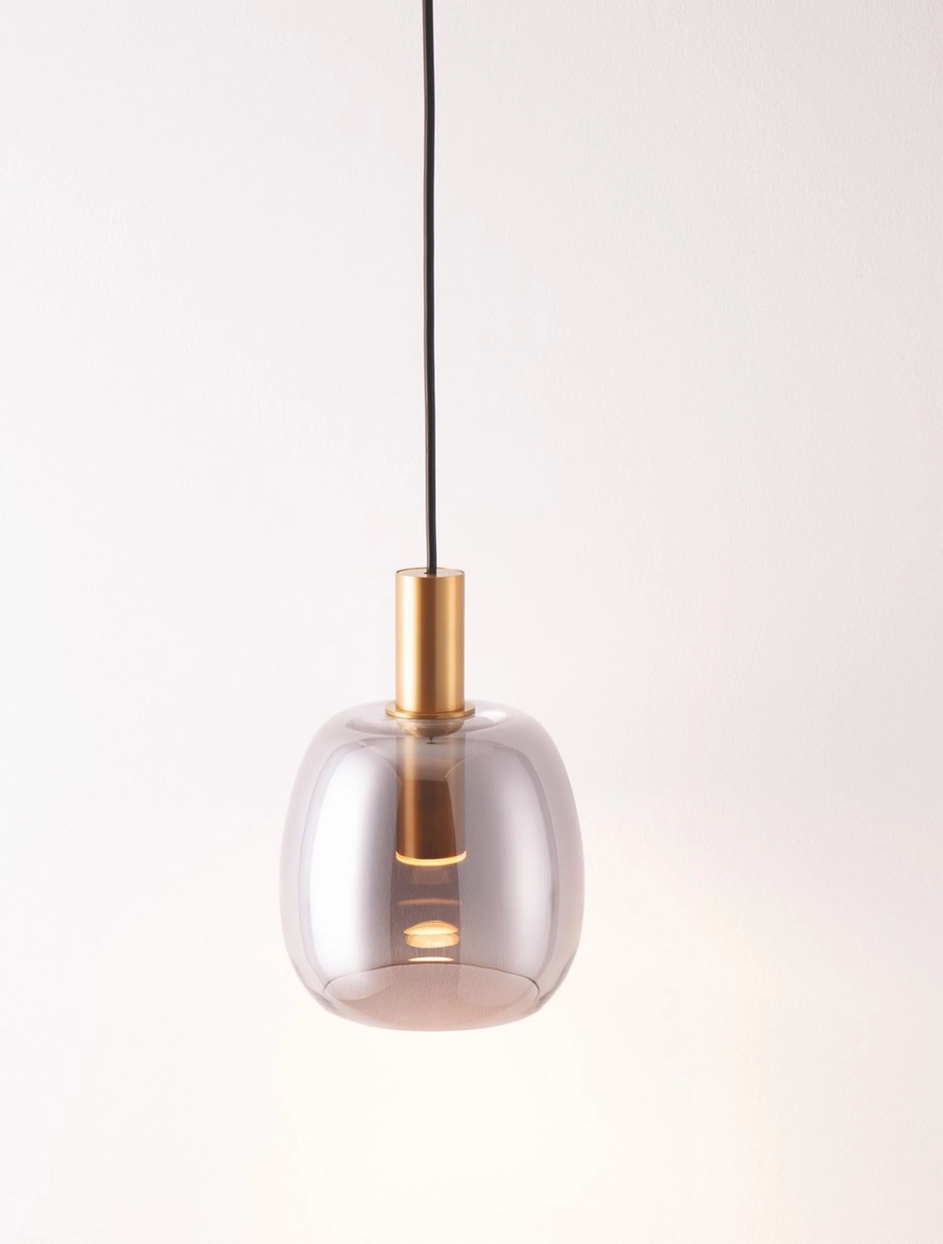 Lampa wisząca Morifia I LED szaro-złota - Image 6