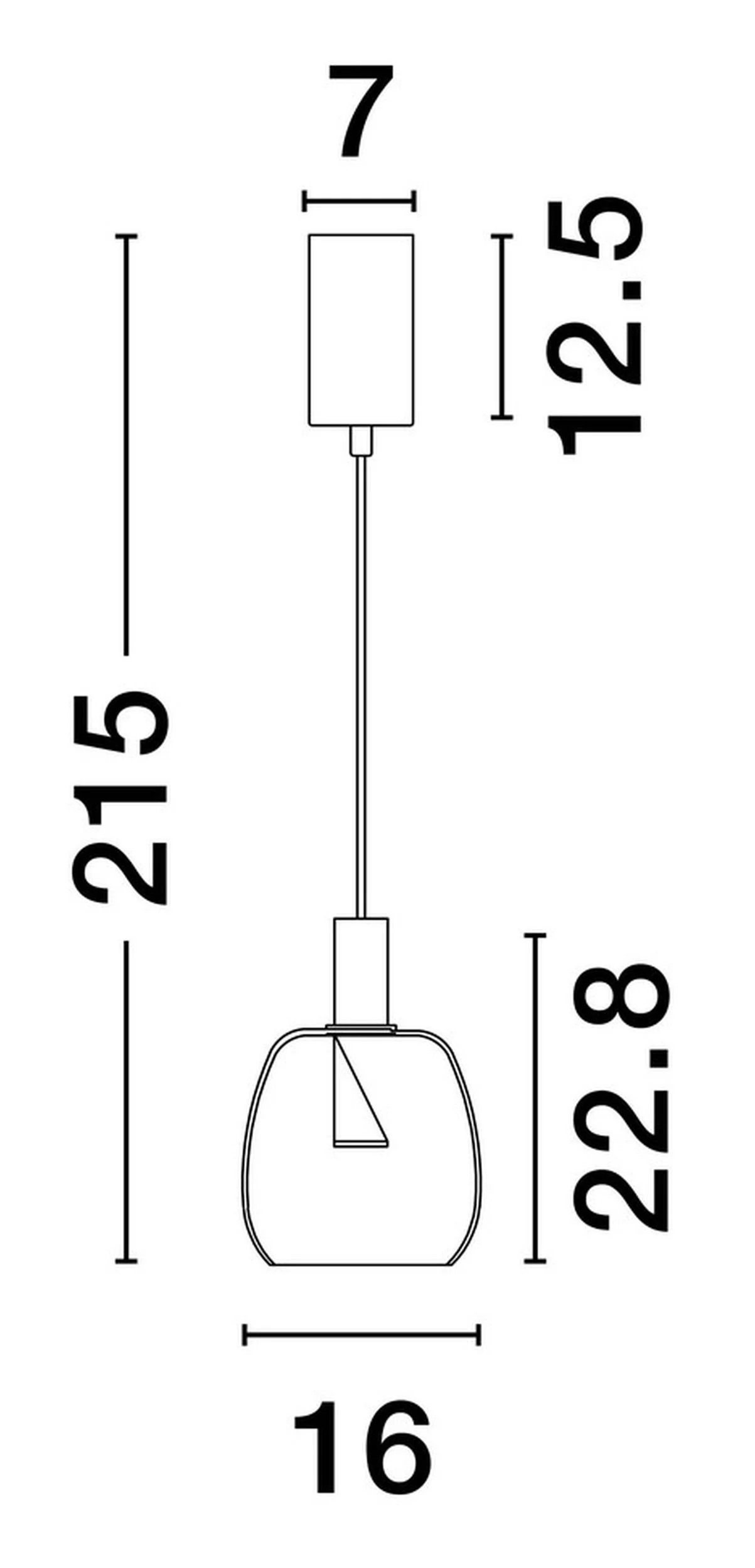 Lampa wisząca Morifia I LED szaro-złota - Image 8