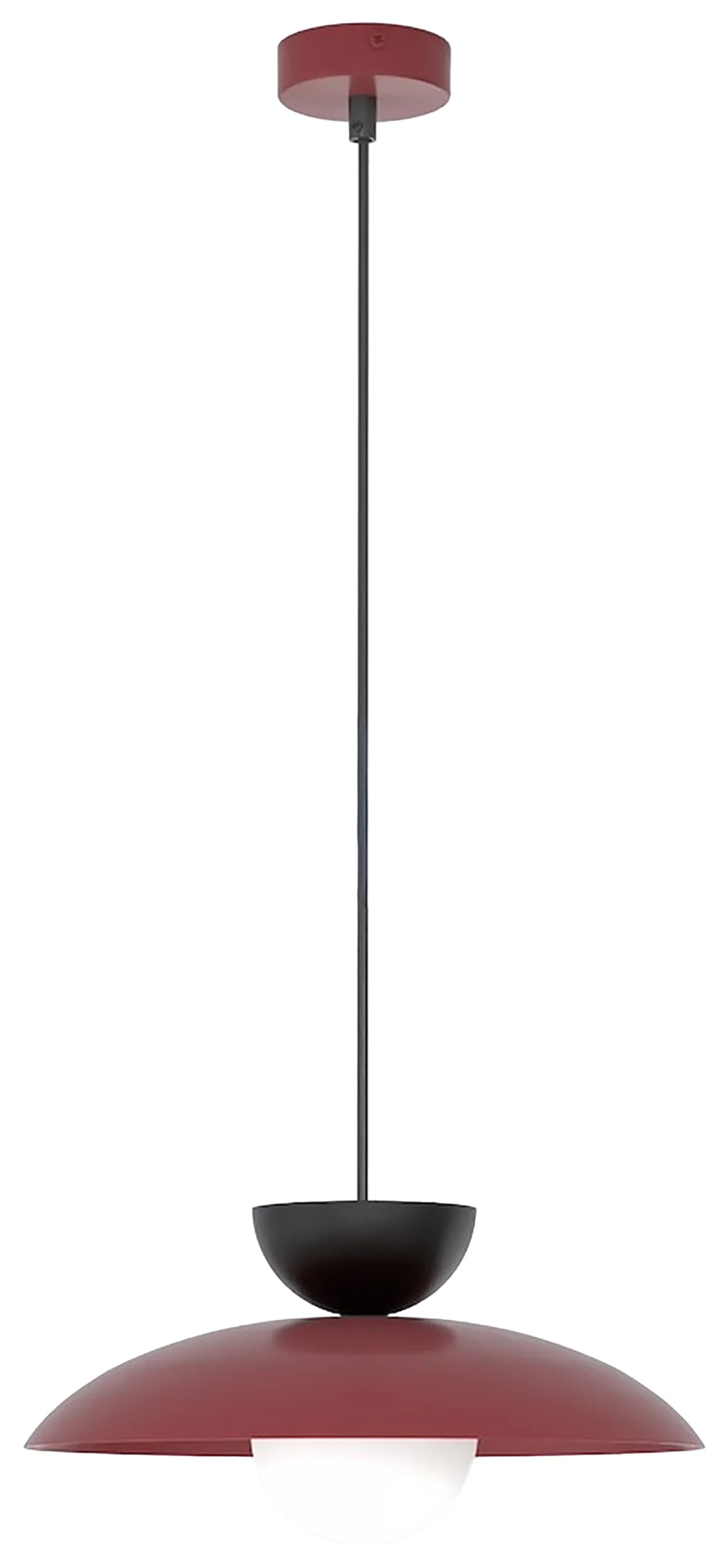 Lampa wisząca Mulan burgundowa