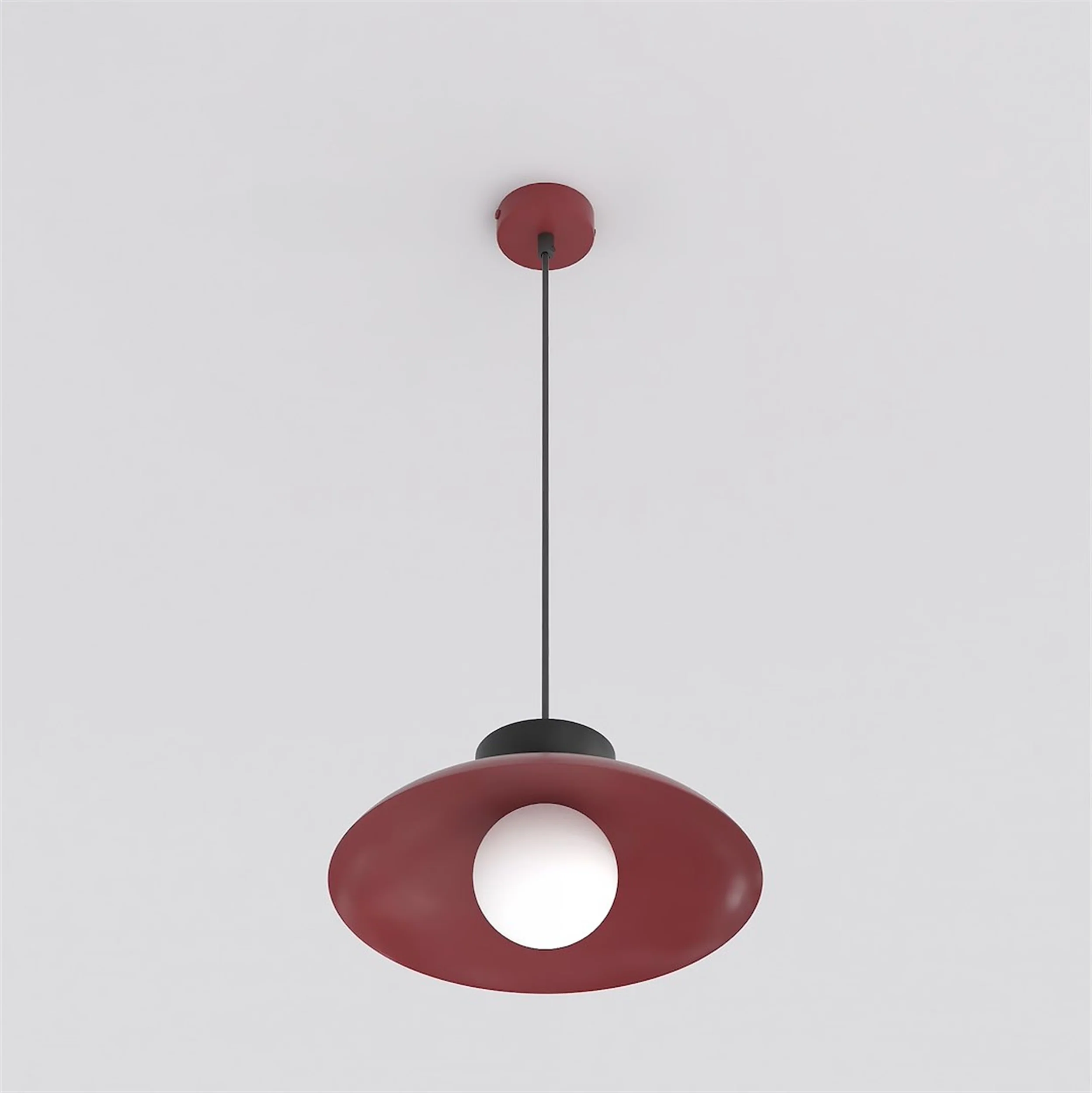 Lampa wisząca Mulan burgundowa - Image 2